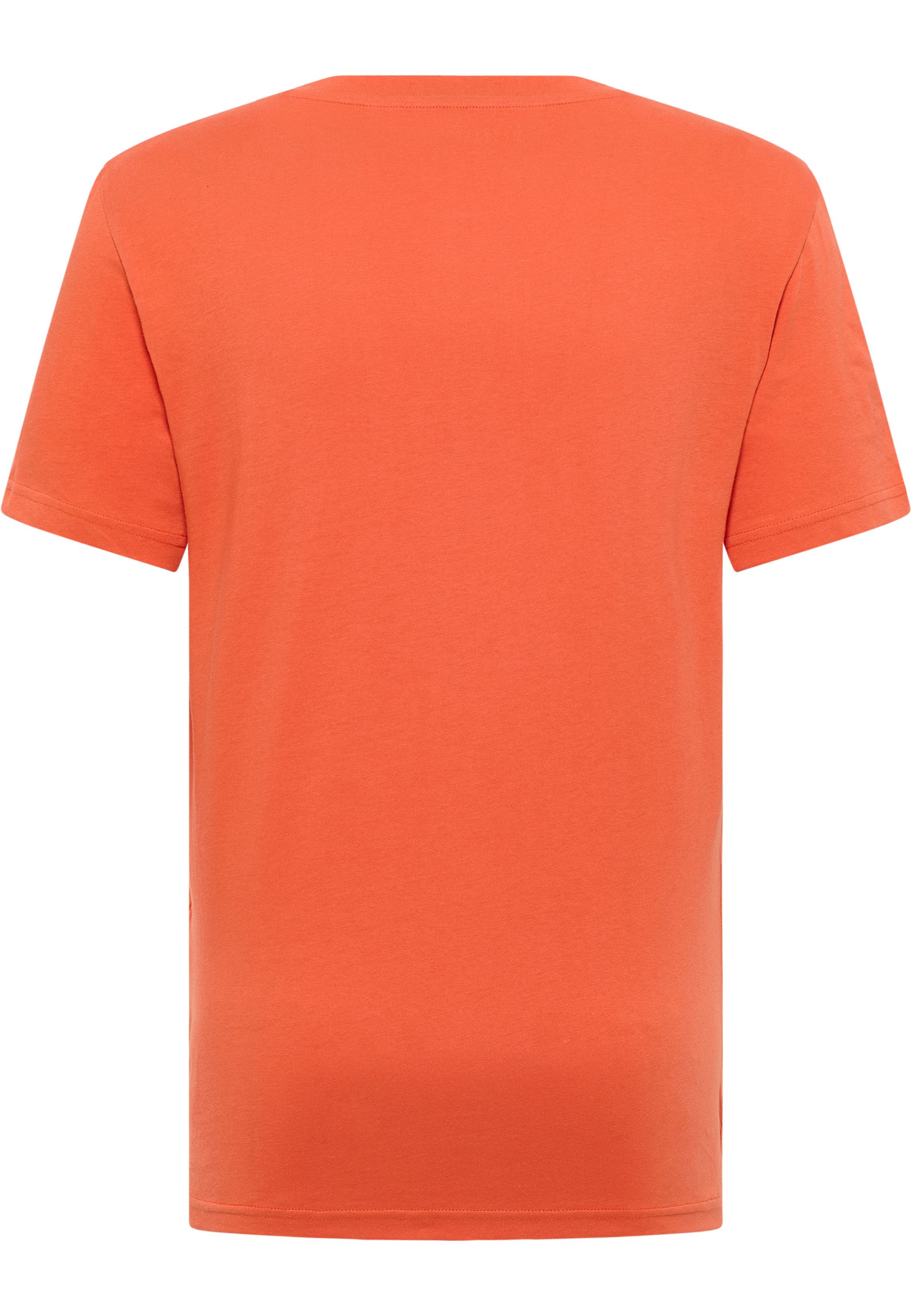 MUSTANG Shirt met korte mouwen Style Austin met logoprint