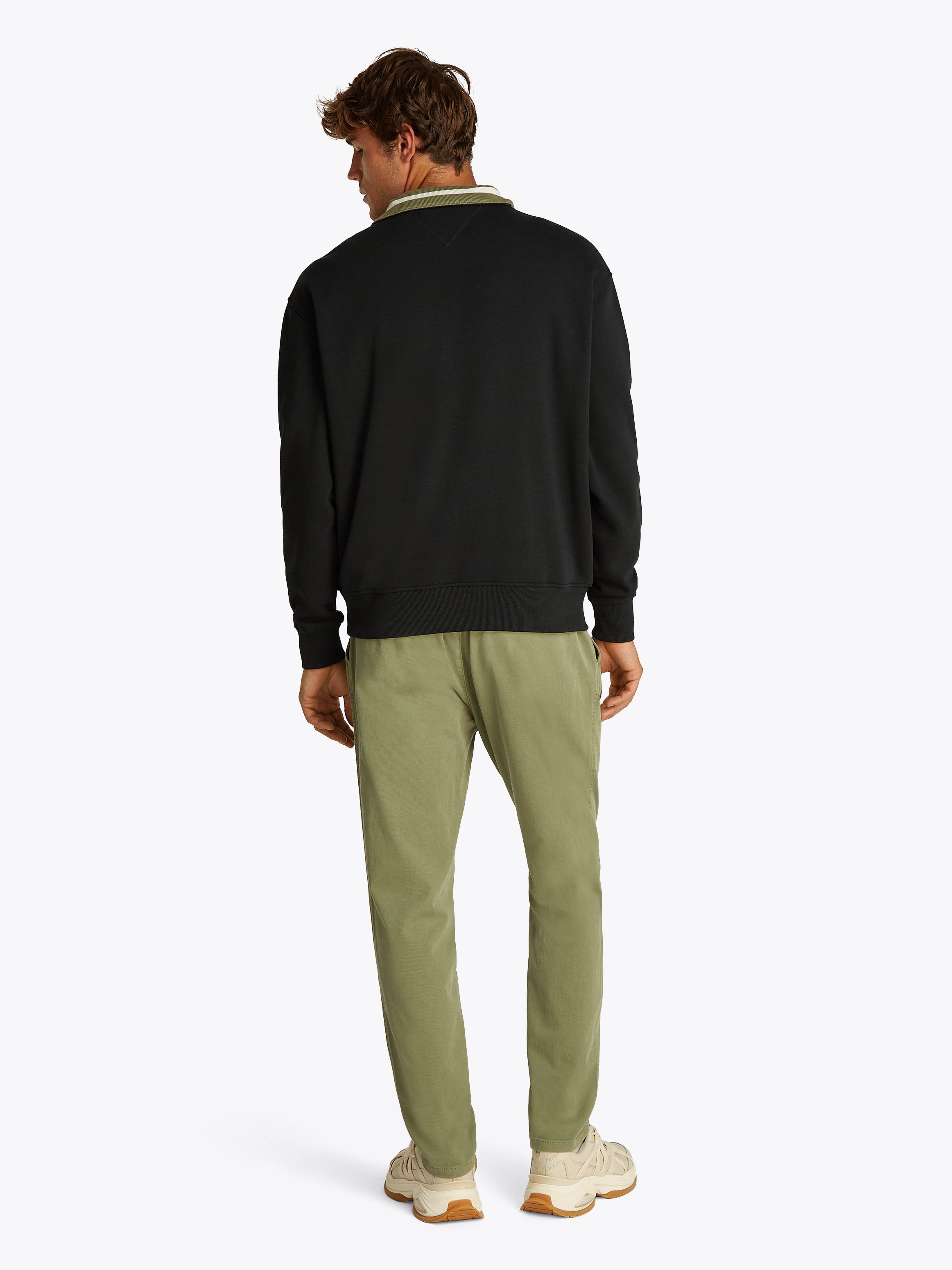 TOMMY JEANS Sweatshirt TJM RLX LINEAR 1/4 ZIP