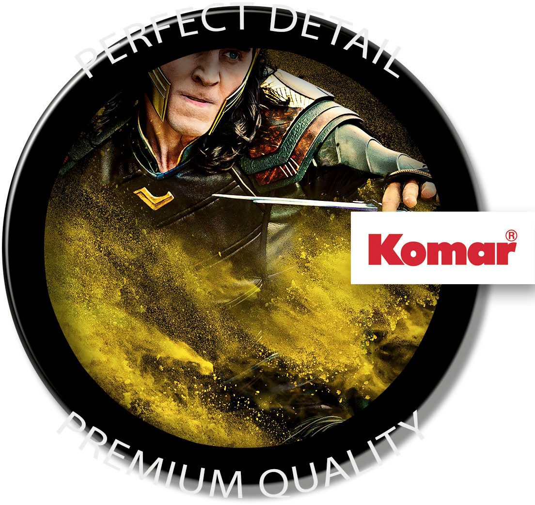 Komar Fotobehang Digitale print vlies - Loki Yellow Dust - Afmeting 200 x 250 cm (1 stuk)