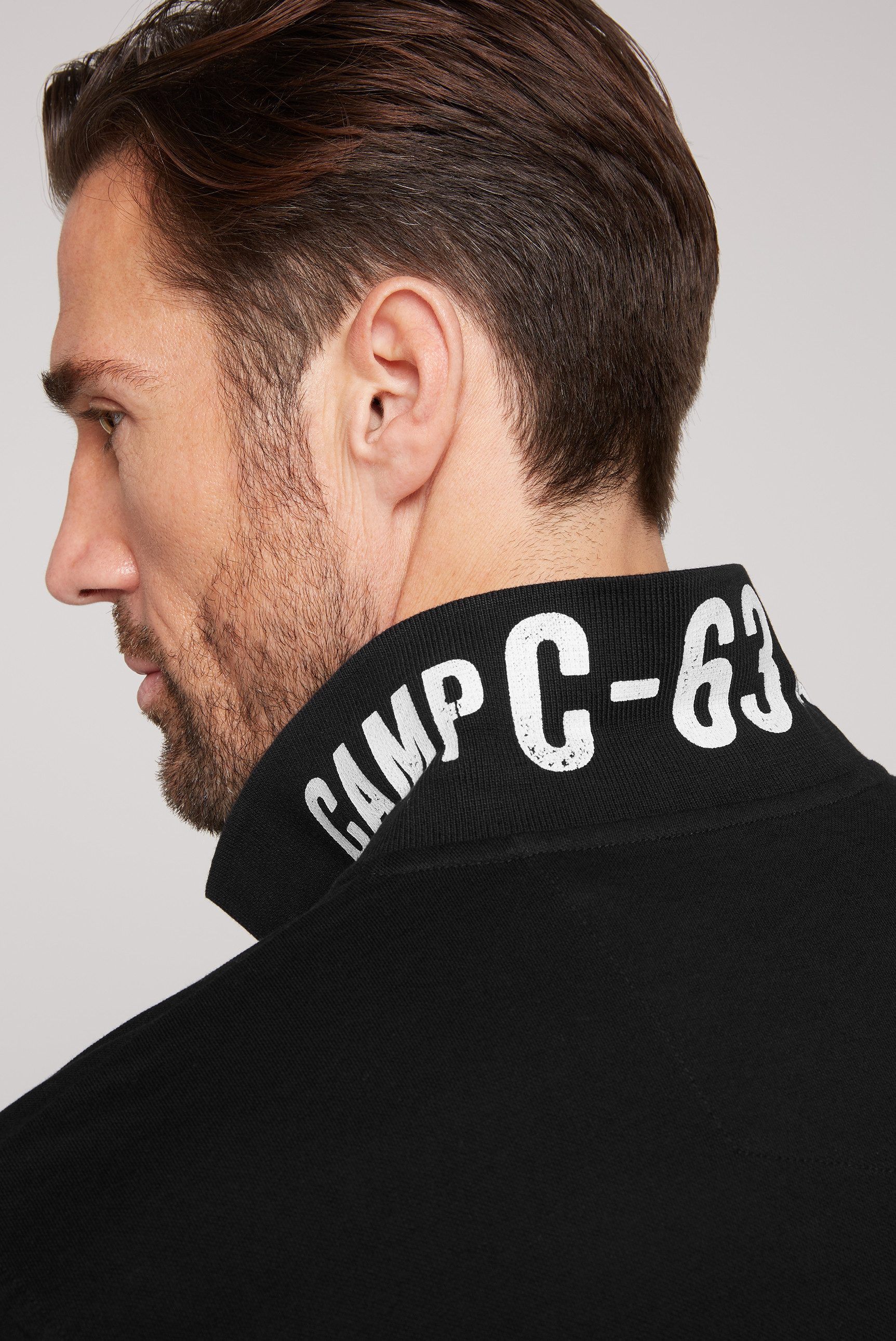 CAMP DAVID Poloshirt met kleine logo-borduursel op borsthoogte