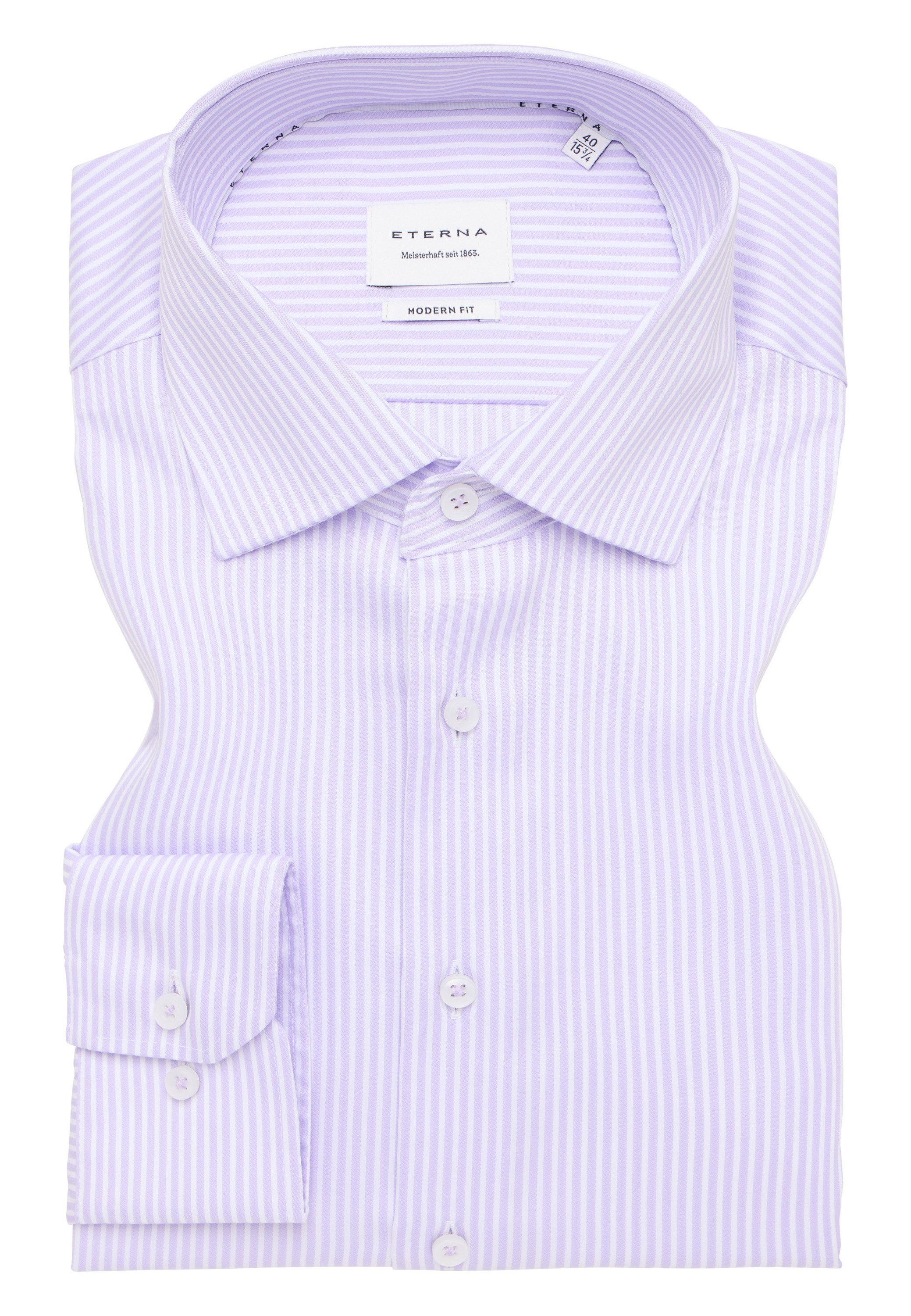 Eterna Overhemd met lange mouwen MODERN FIT NON IRON (strijkvrij)