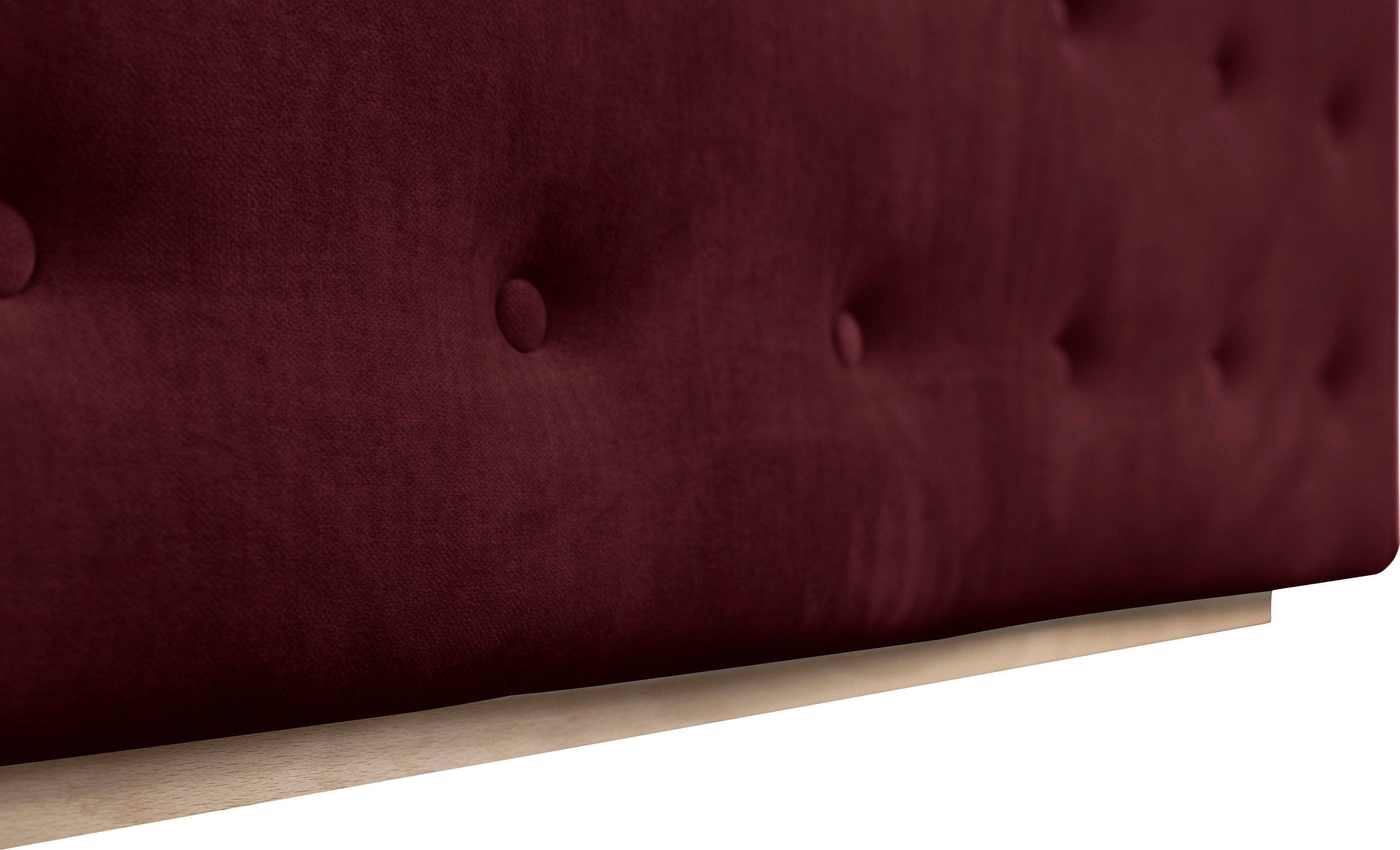 Home affaire Gestoffeerd bed Vaine in 5 breedten, ook in lengte 220 cm, incl. lattenrol