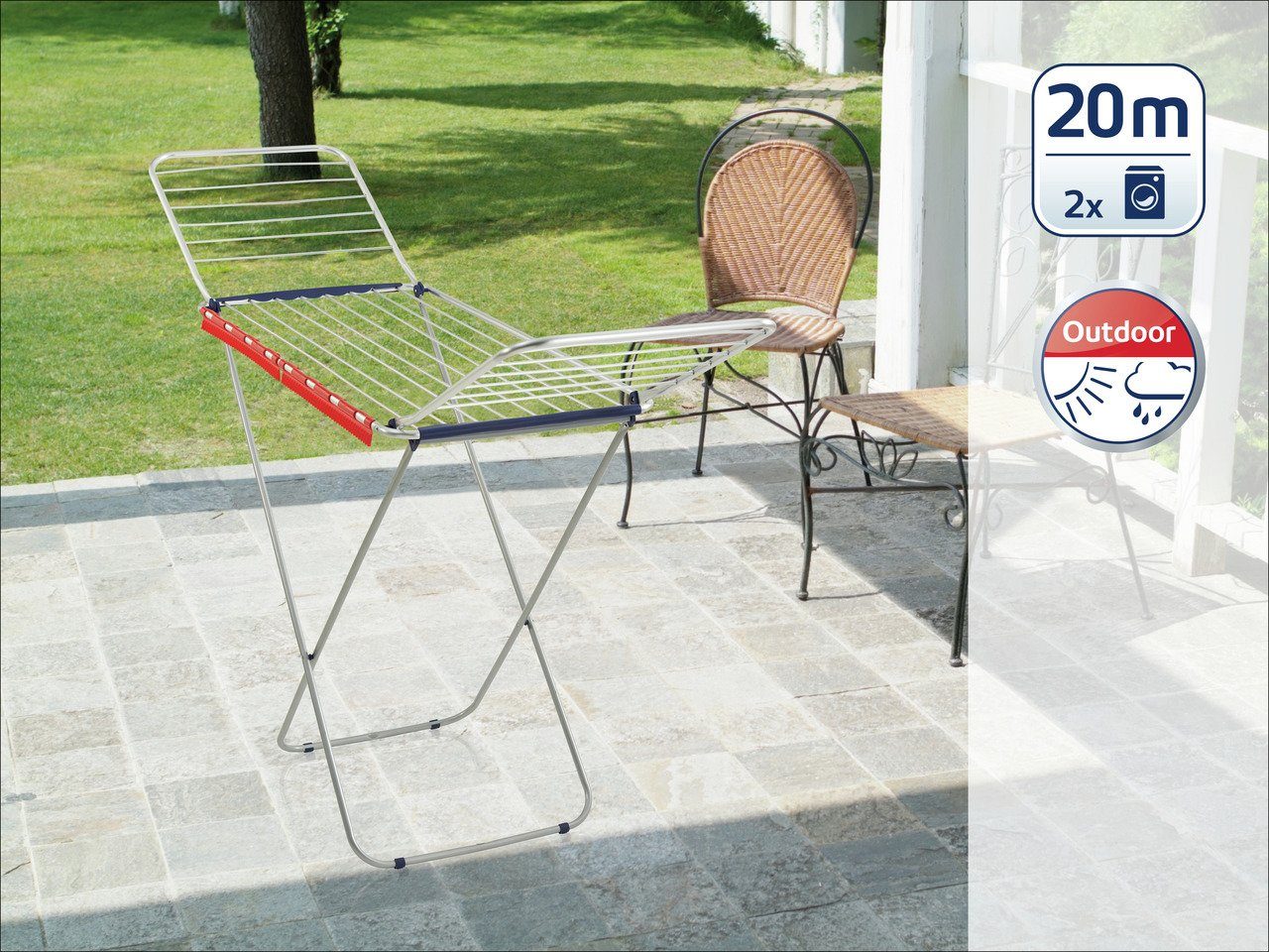 Leifheit Droogrek Siena 200 aluminium