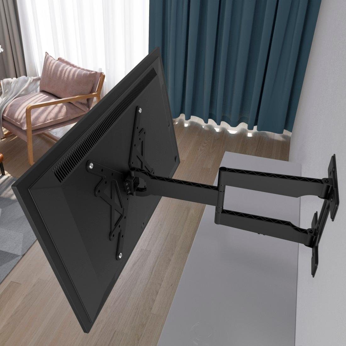 Hama Tv-wandhouder TV muurbeugel arm 72cm uitschuifbaar, 81 - 165 cm (32" - 65"),43",50",55"