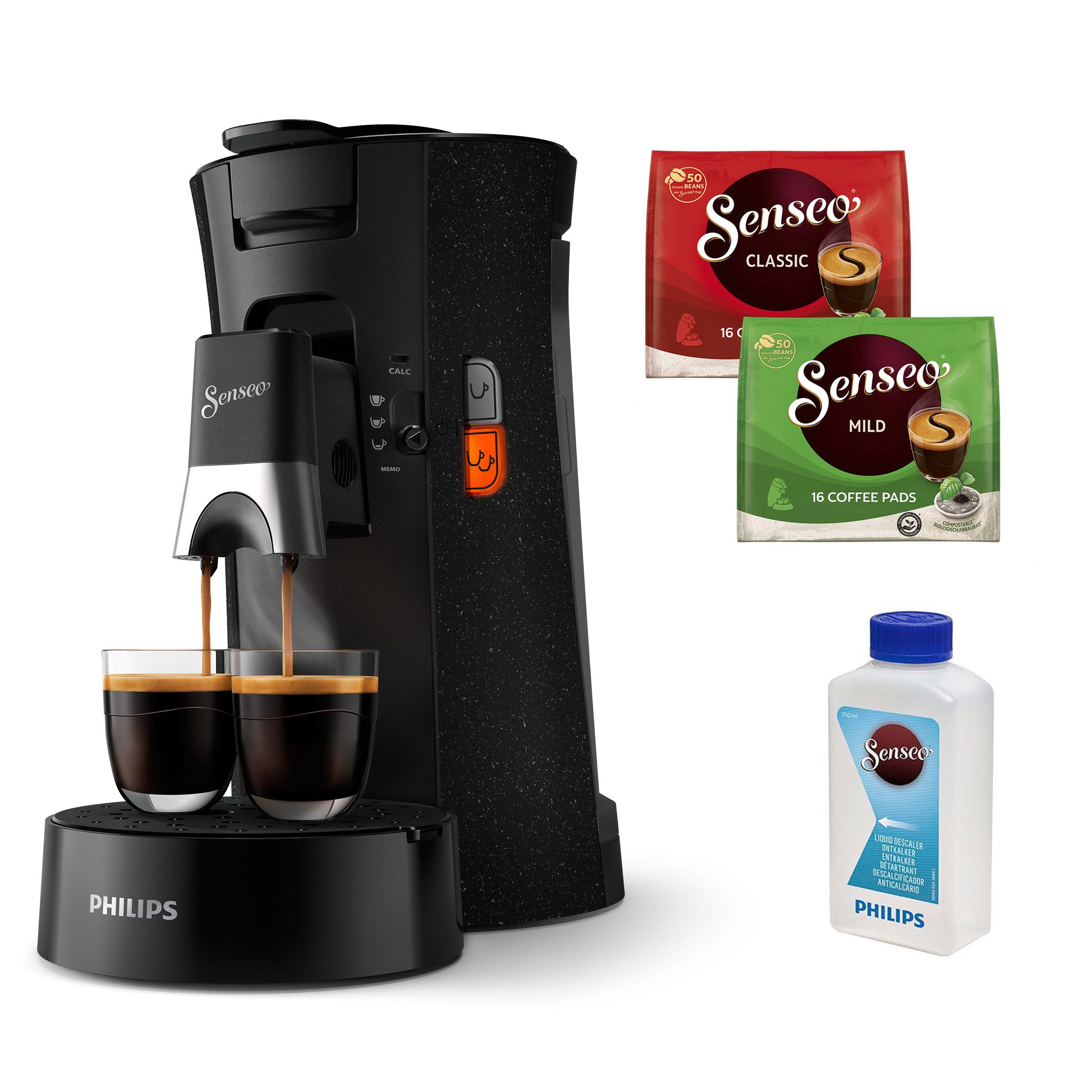 Senseo koffiepadautomaat Select ECO CSA240-20, inclusief gratis toebehoren ter waarde van € 14,- vap