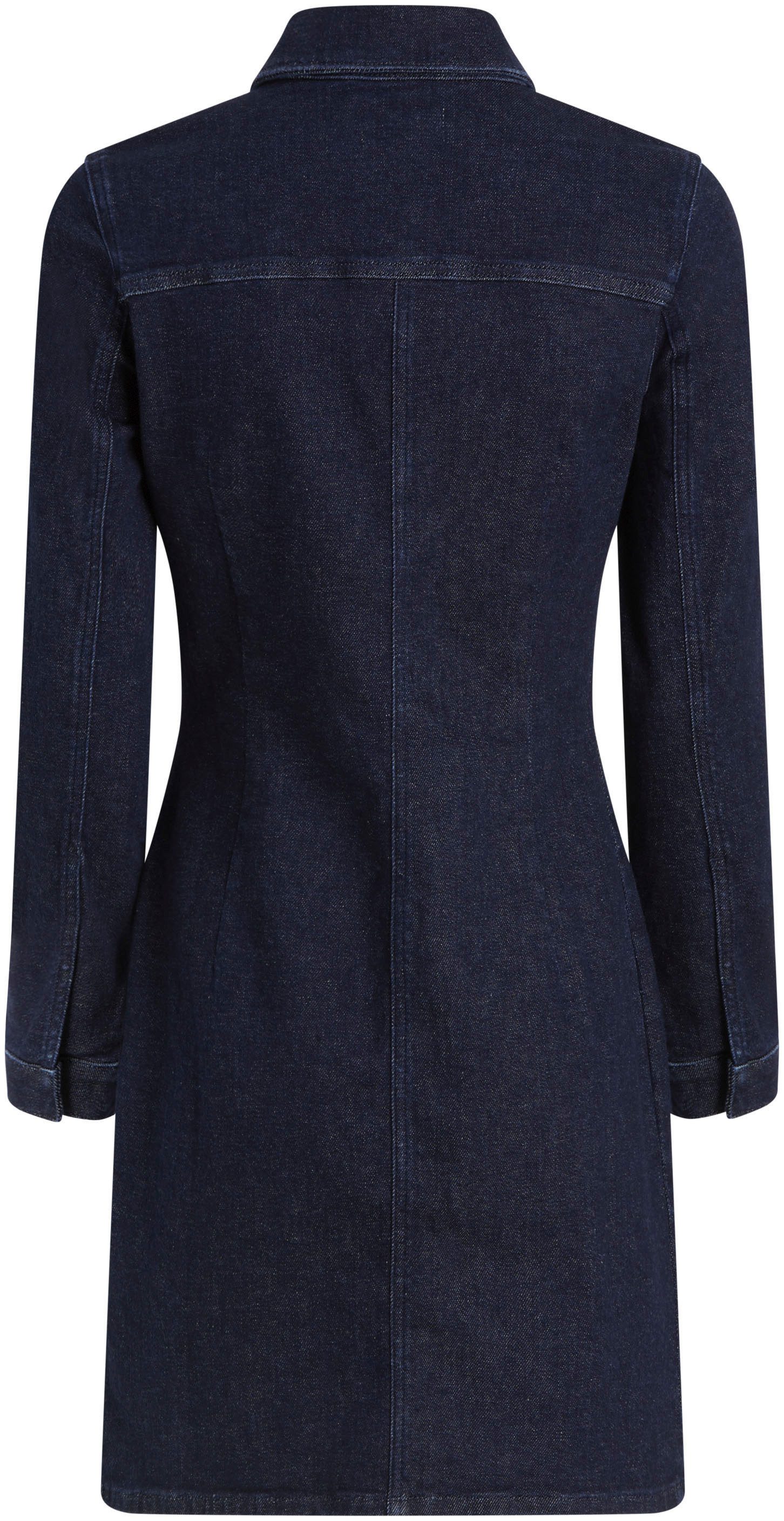 Calvin Klein Jeans jurk DARTED LEAN SHIRT DENIM DRESS