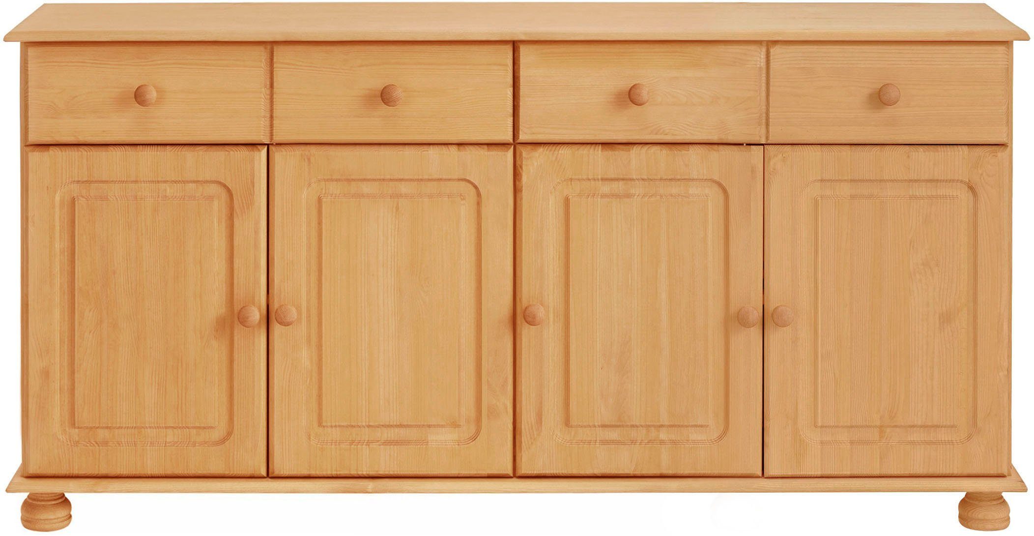 Home affaire Dressoir Mette Commode van massief dennenhout, breedte 156 cm