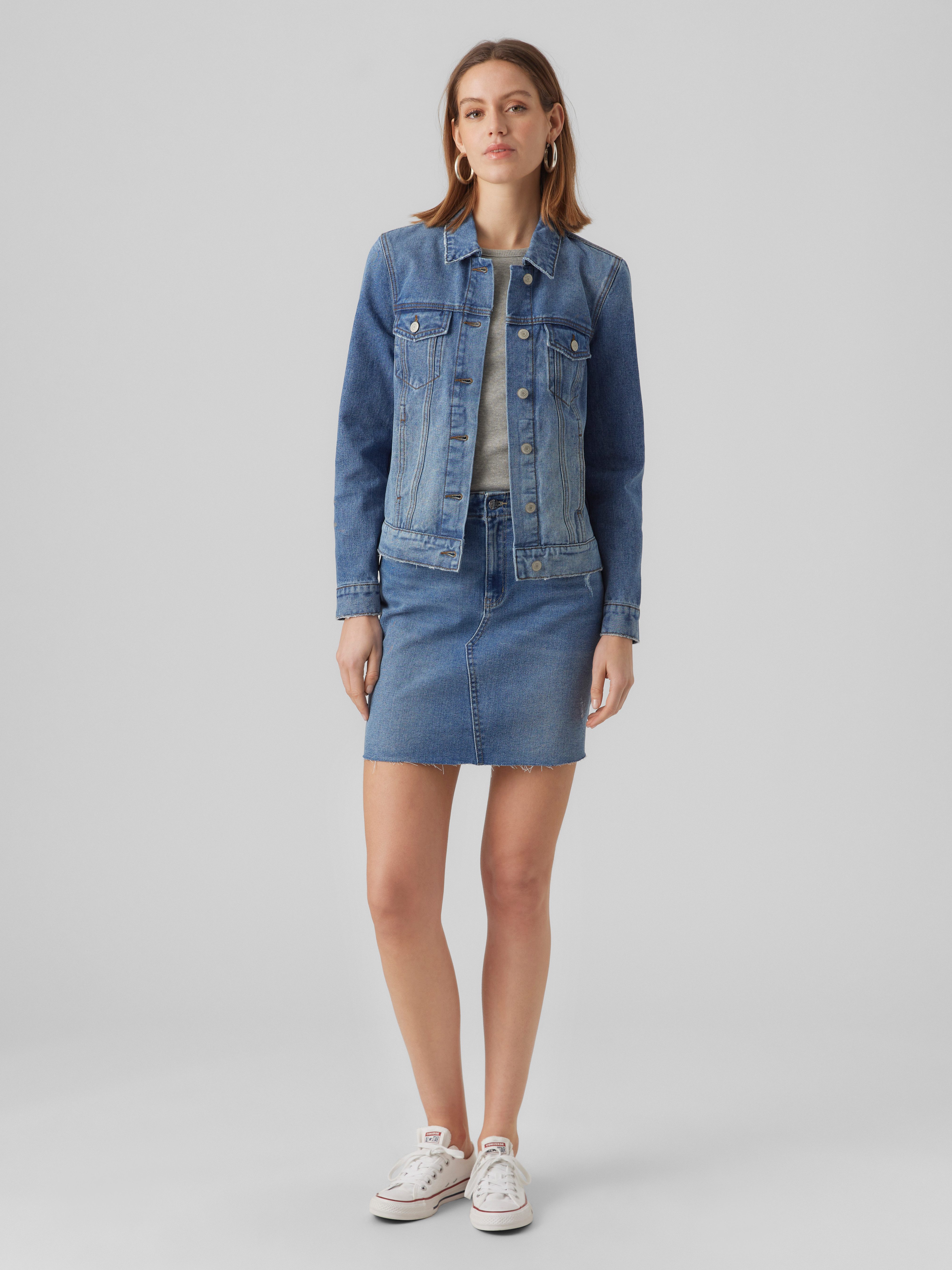 Vero Moda Jeansjack VMZORICA LS DENIM JACKET MIX NOOS