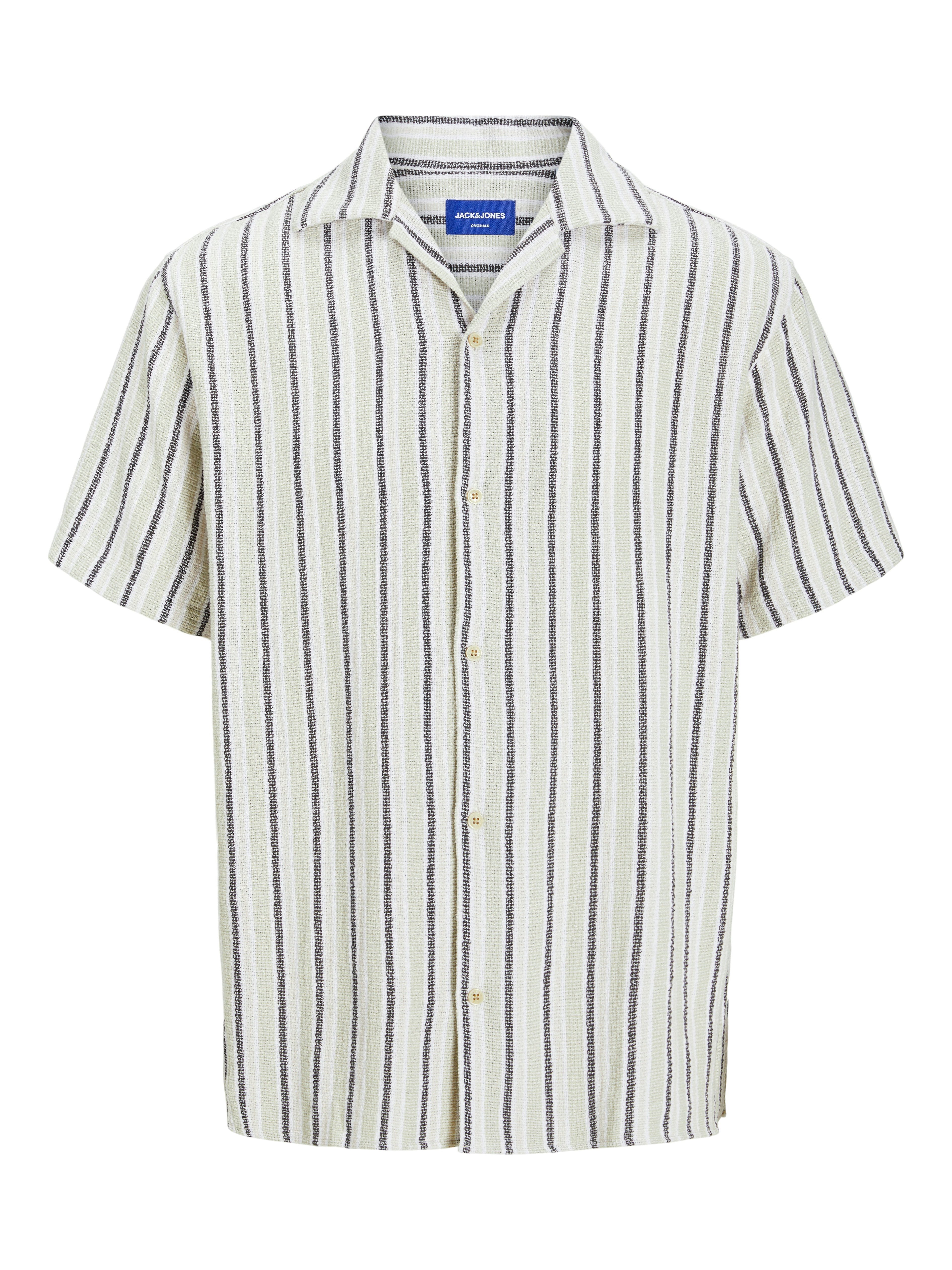 Jack & Jones PlusSize Overhemd met korte mouwen JORCOBA STRIPE RESORT SHIRT SS SN PLS