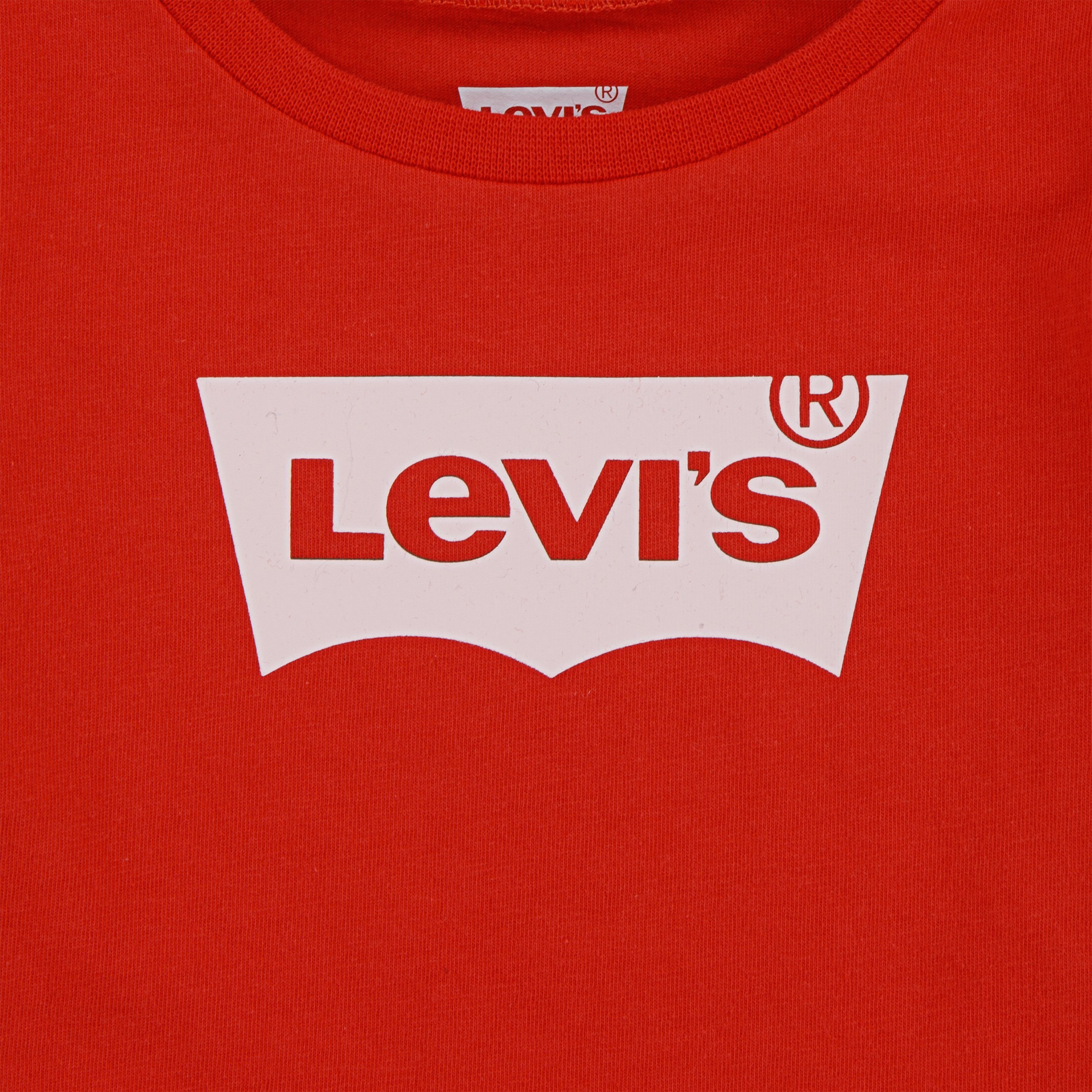Levi's Kidswear T-shirt LVG BATWING TEE met levis®-print - voor baby meisjes