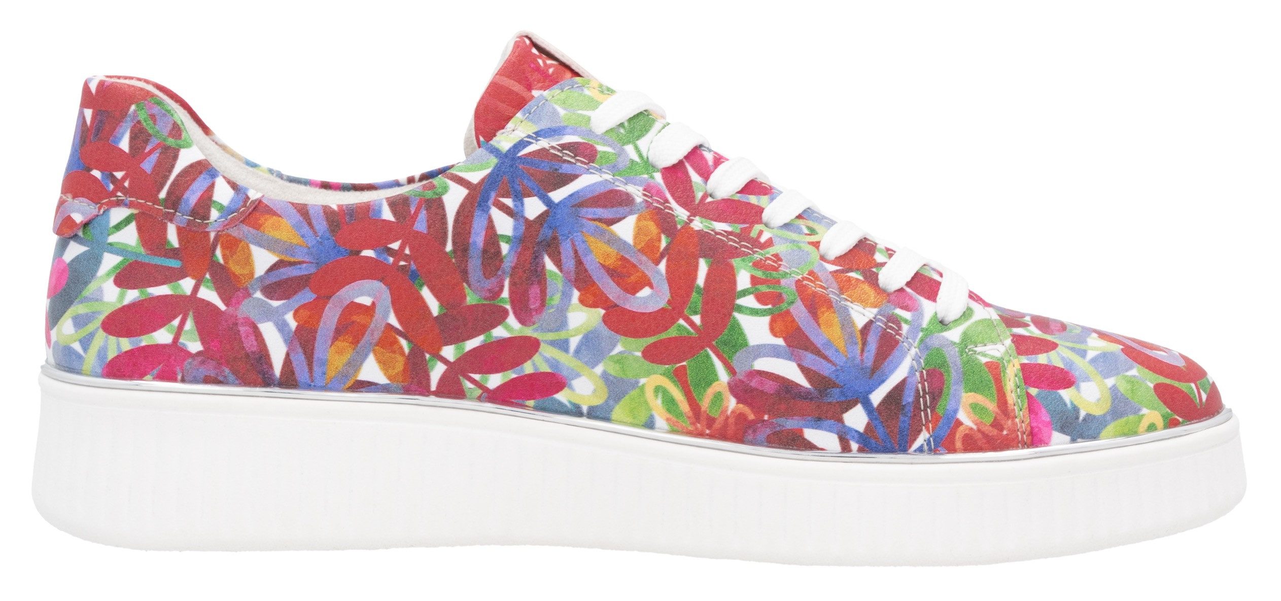 Remonte Plateausneakers , vrijetijdsschoen, lage schoen, veterschoen met gevoerde schacht