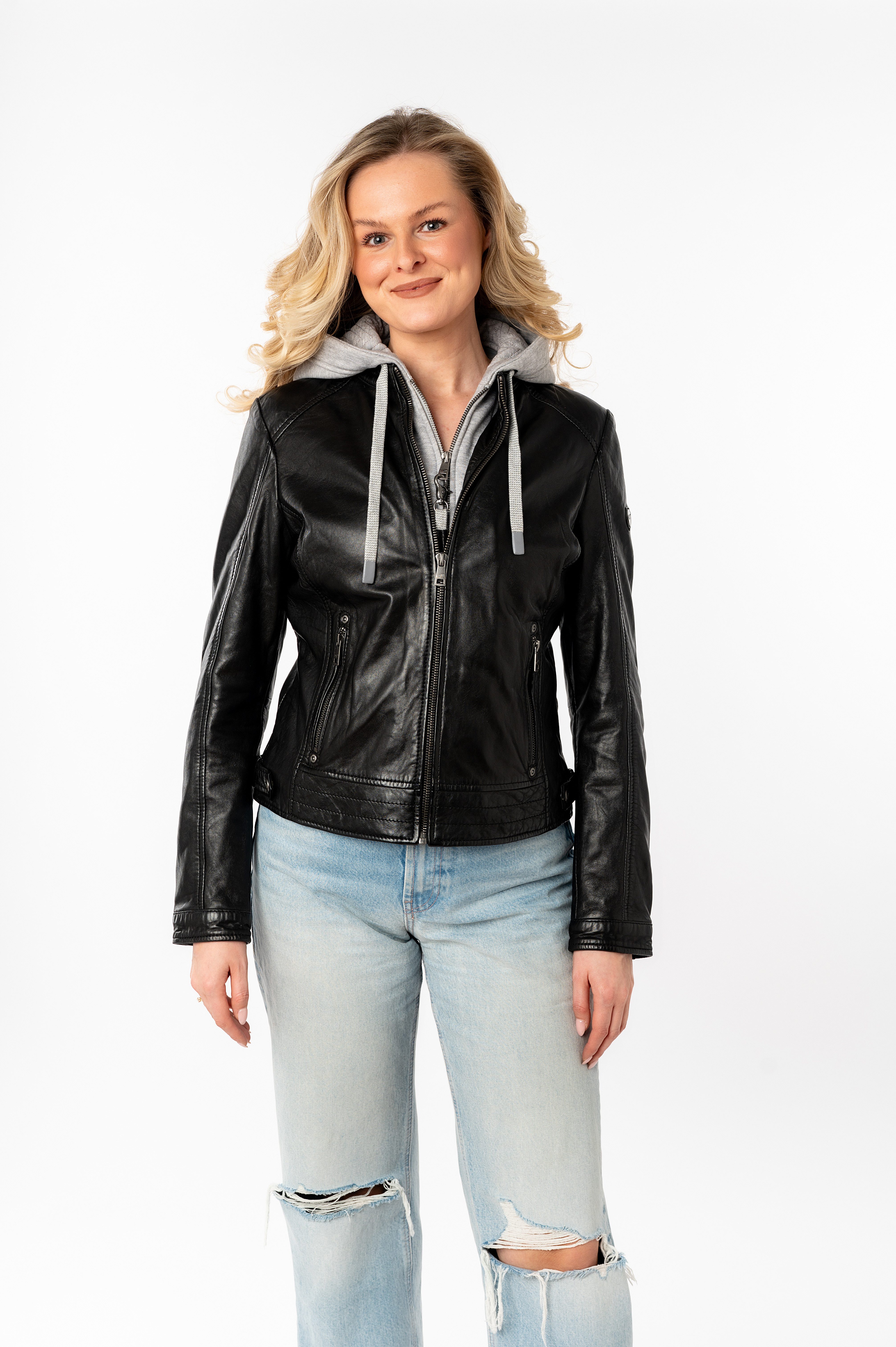 OTTO Mauritius Leren jack dames imitatieleren jassen maat M zwart
