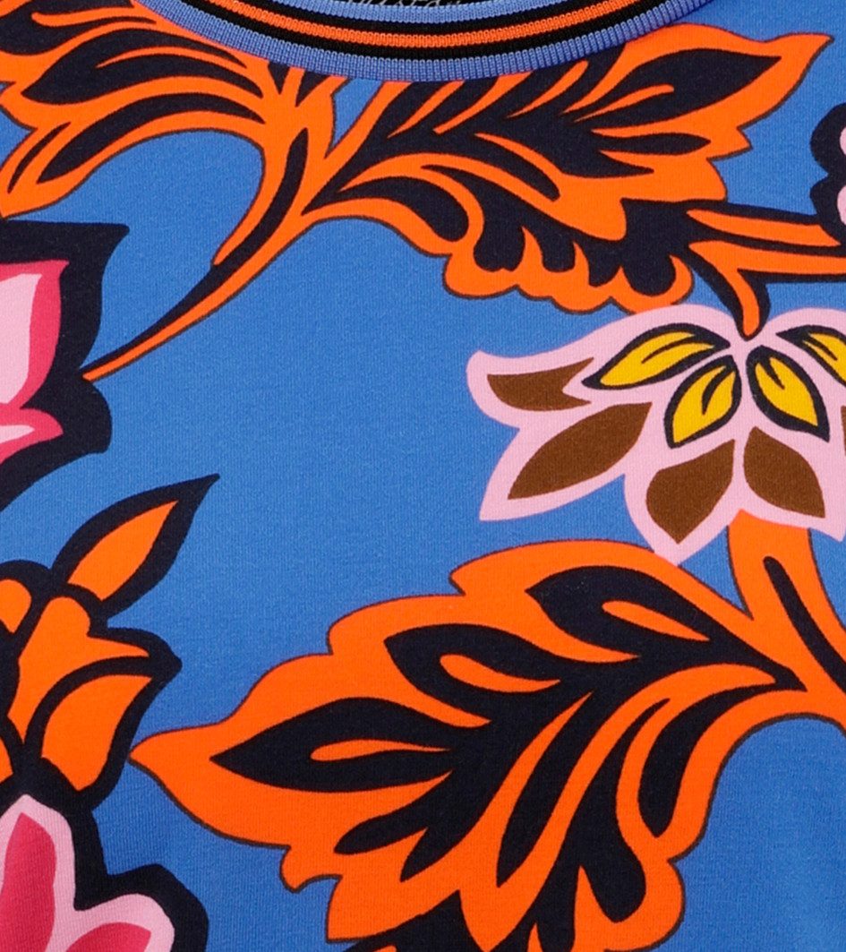 Aniston CASUAL Sweatshirt met grootschalige, grafische bloemenprint - nieuwe collectie