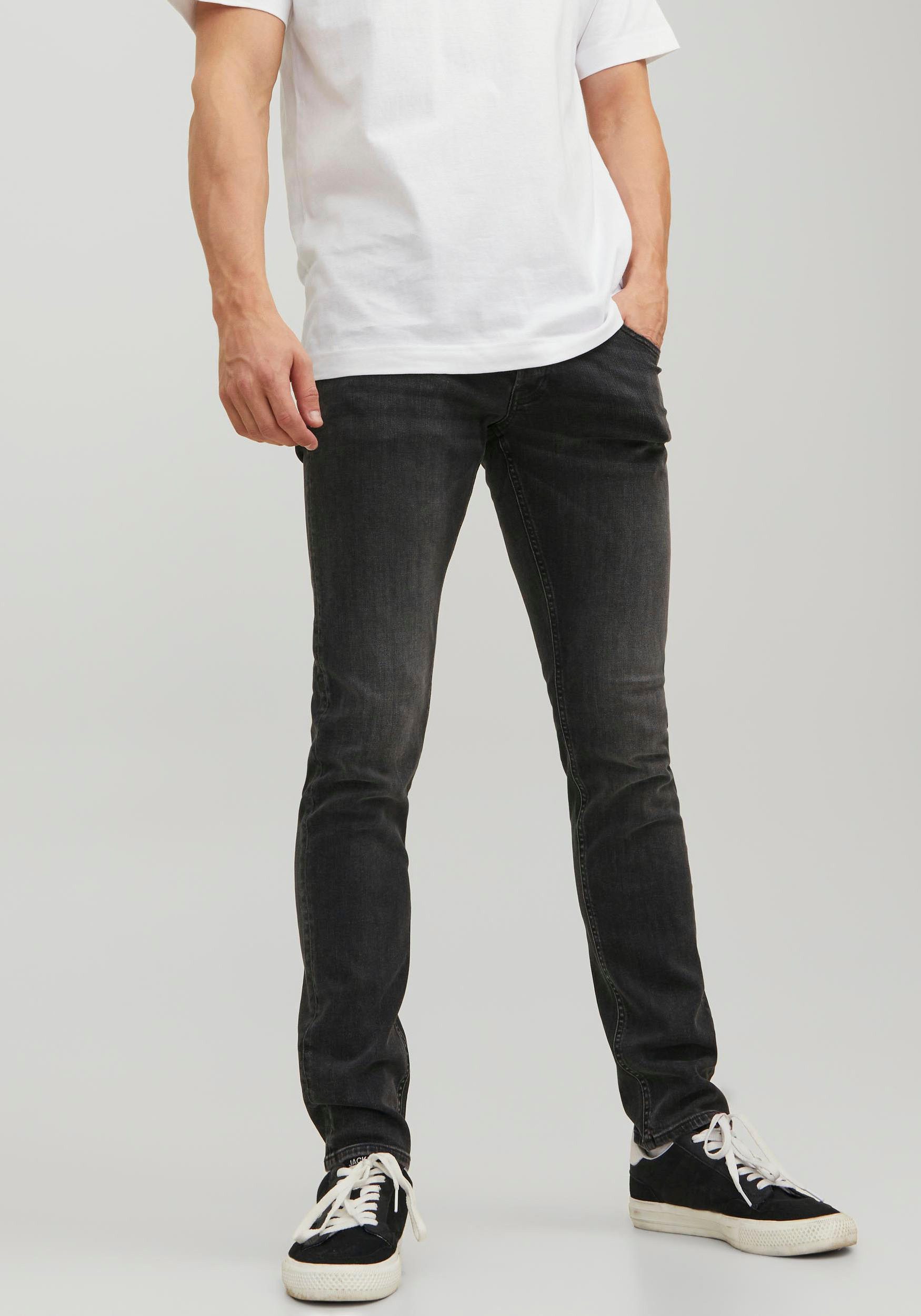 Jack & Jones Slim fit jeans JJ JJIGLENN JJORIGINAL heren slim fit jeans maat 32 zwart