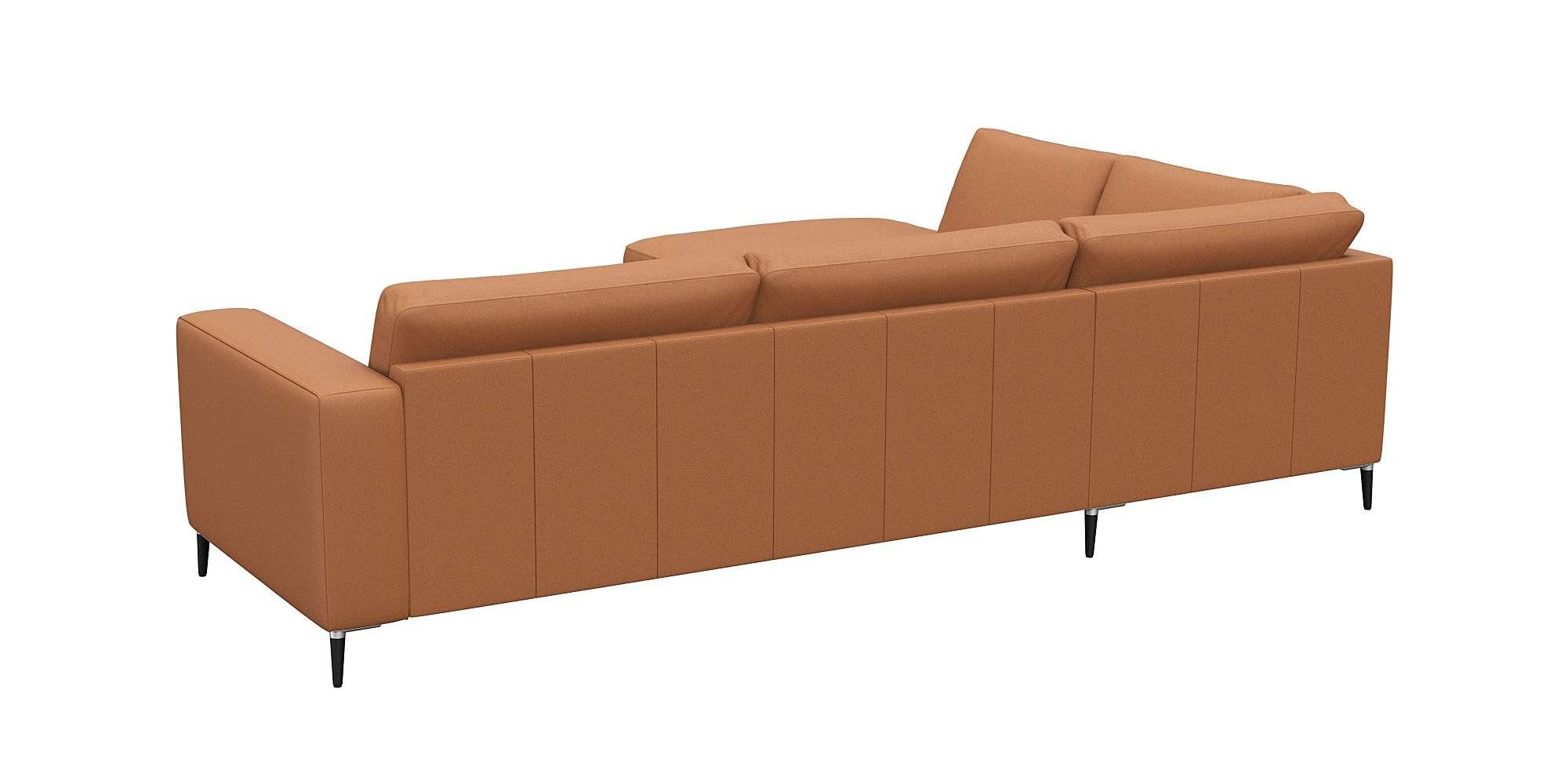 FLEXLUX Hoekbank Fiore, L-vorm, comfortabel en aangenaam door hoogwaardige zitopbouw