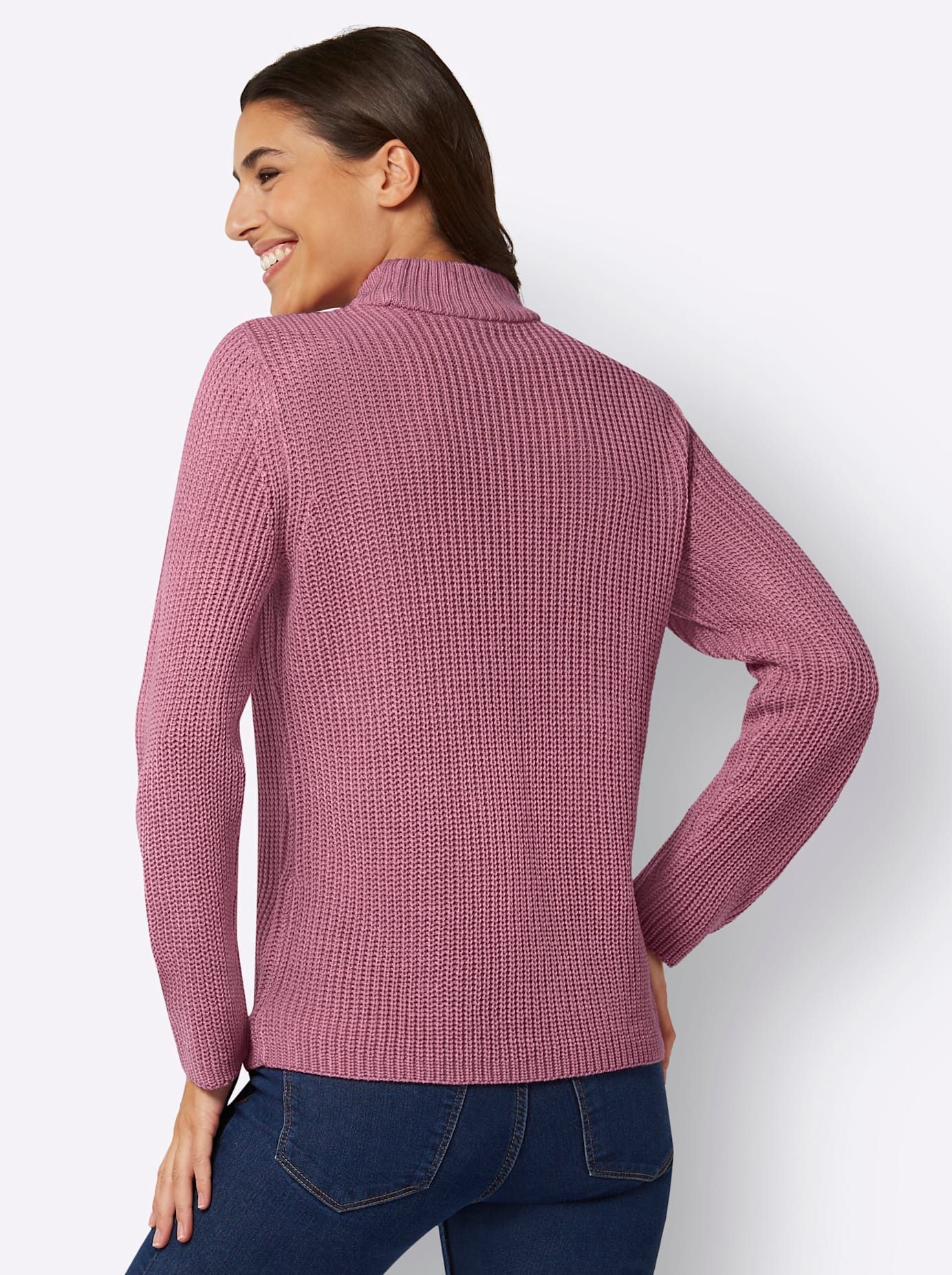 Classic Basics Gebreide Trui met opstaande kraag