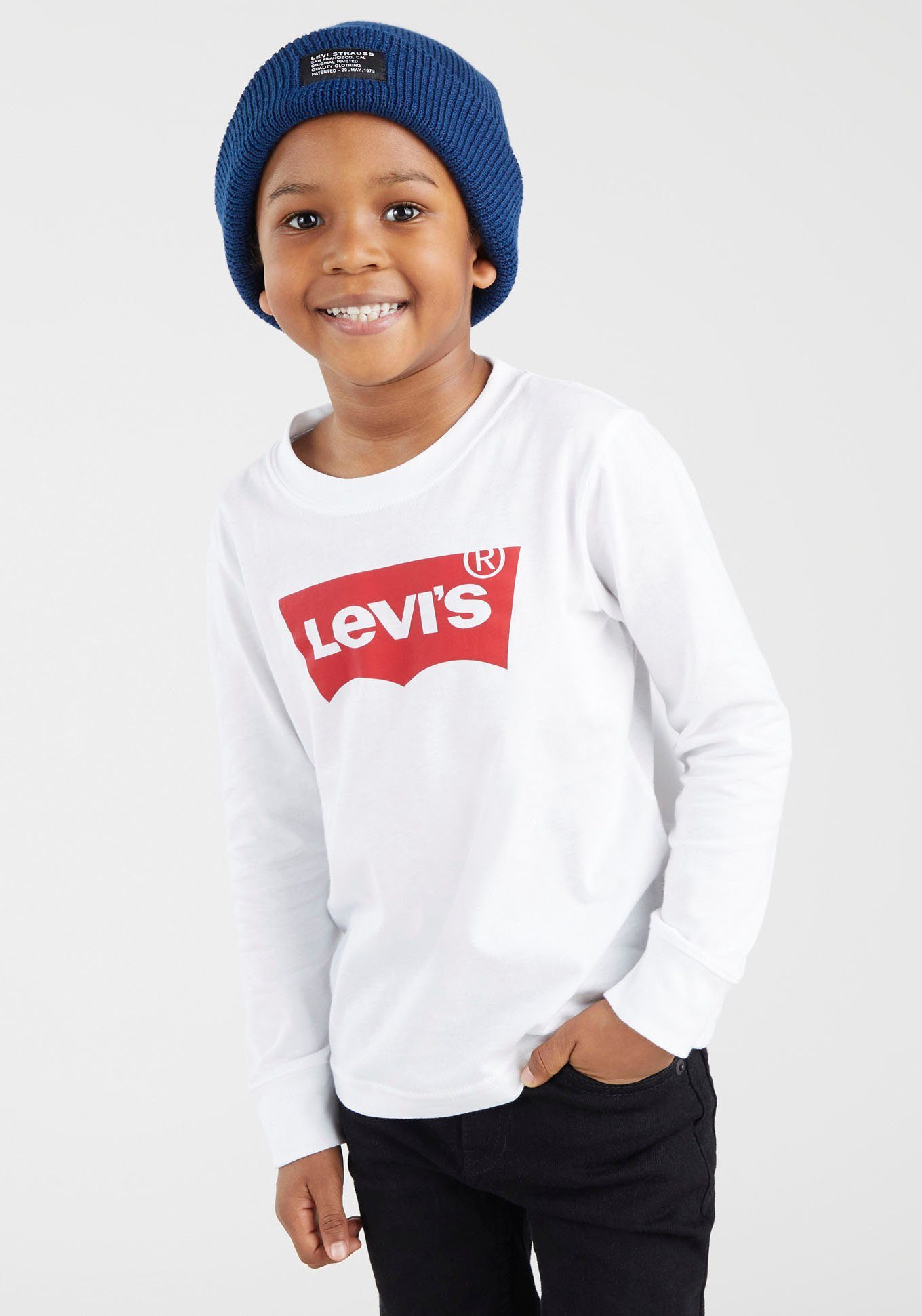 Levi's Kidswear Shirt met lange mouwen L/S BATWING TEE