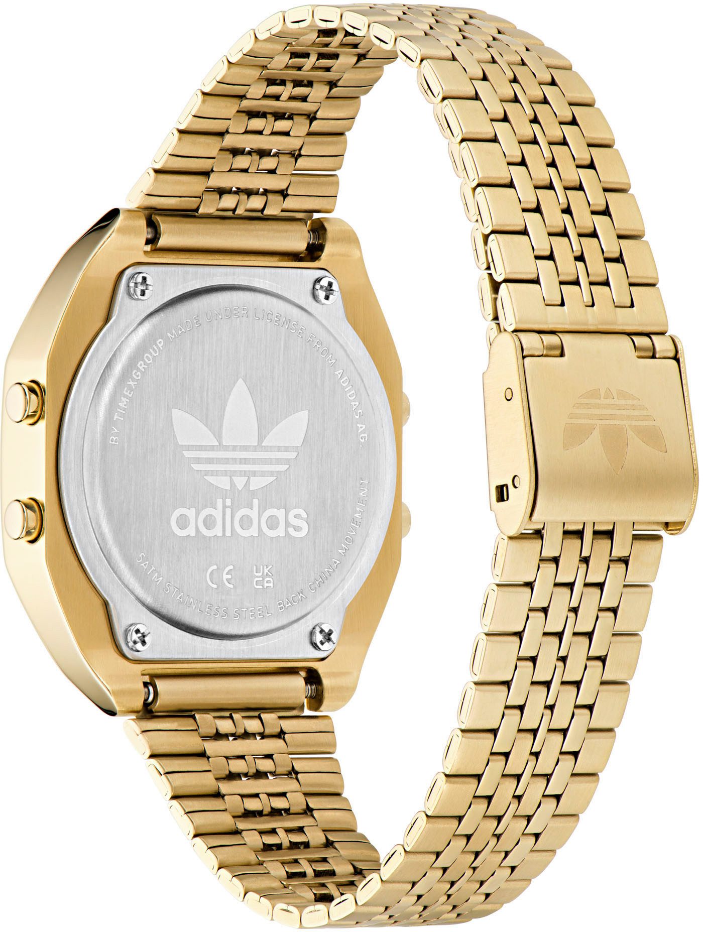 adidas Originals Digitale klok DIGITAL TWO Quartzhorloge, horloge, herrenuur, damenuur, unisex, roestvrijstalen band