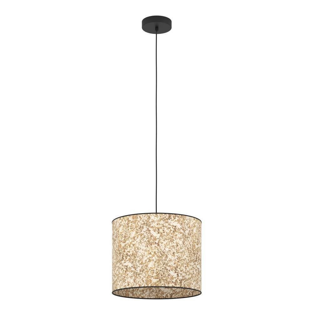 EGLO Hanglamp BUTTERBURN Hanglamp, eetkamerlamp, textiel met berkenbladeren, Ø 36 cm (1 stuk)