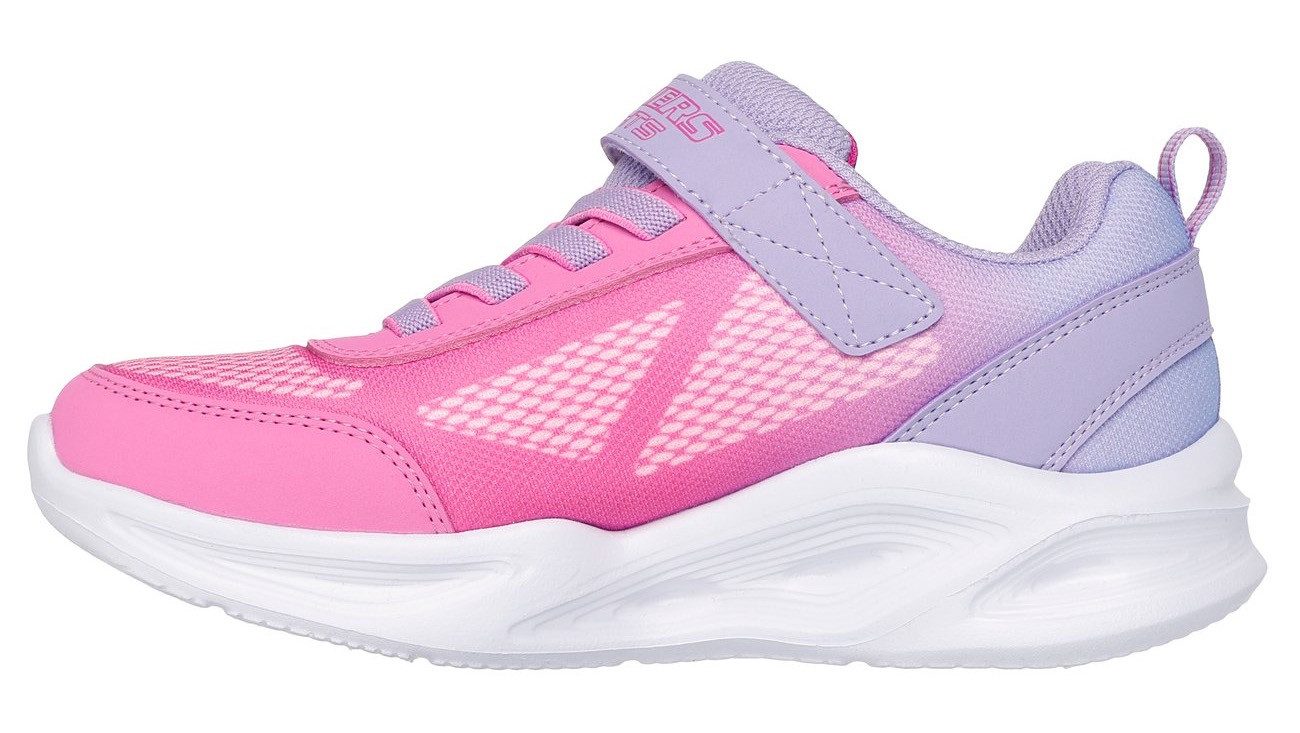 Skechers Sneakers SKECHERS SOLA GLOW LIGHTS , slip-on sneaker, blink-, klittenbandsluiting, maat sjabloon om te downloaden