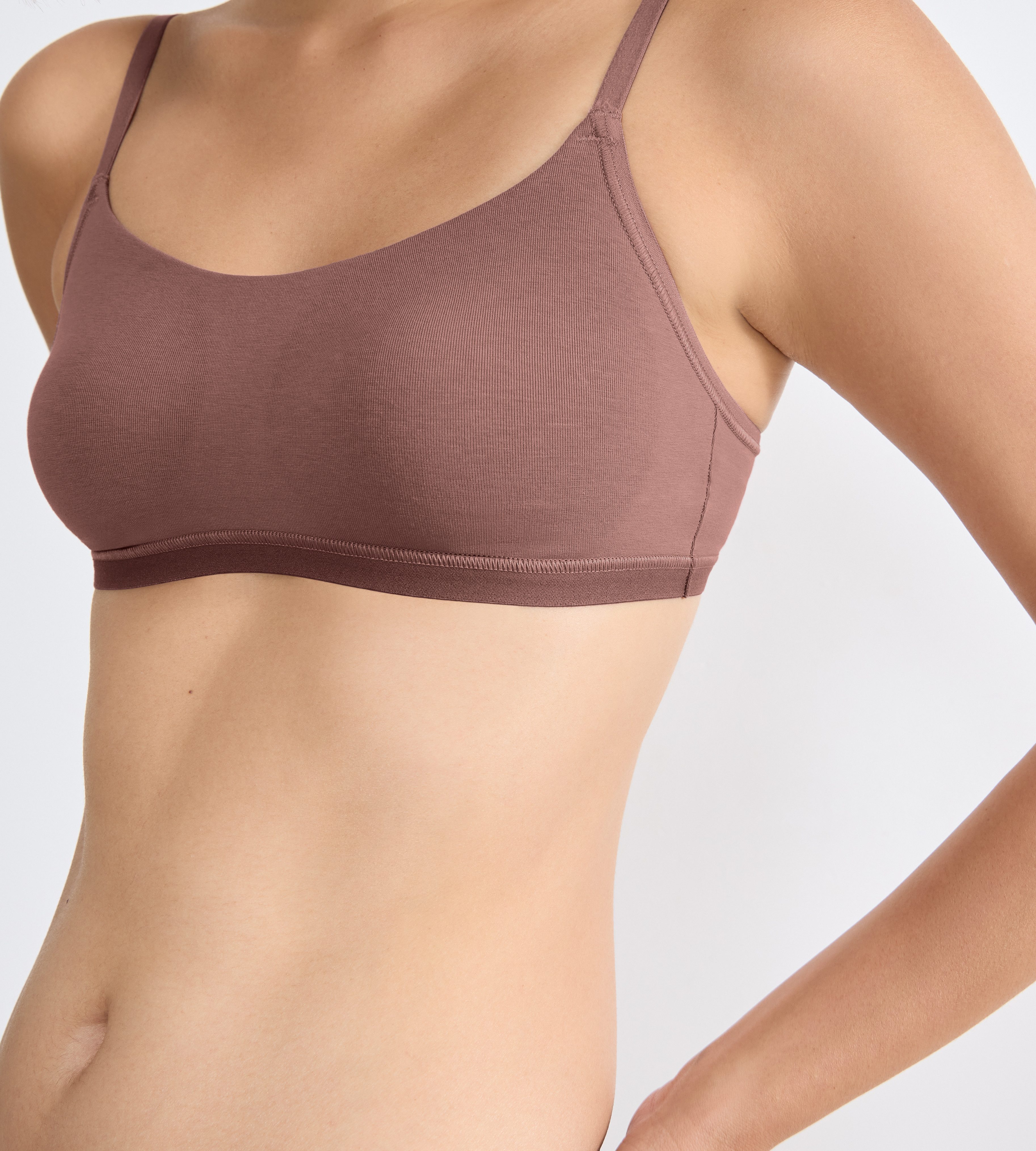 Sloggi Bustier GO Daily Cotton Top glans-effect details