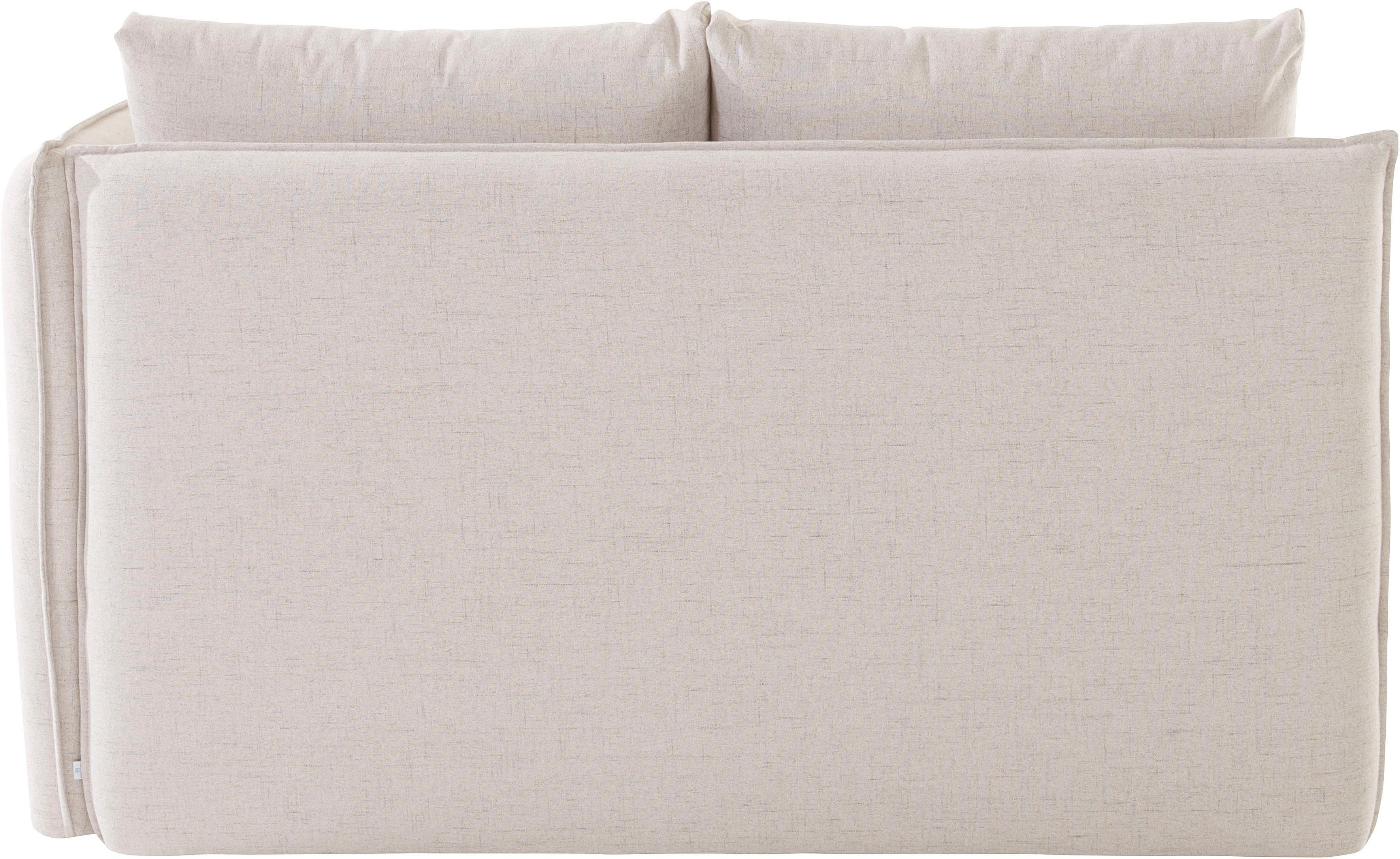 andas Ottomane Nöre korte lounge-module - zelf samenstellen, breedte 138 cm, diepte 128 cm