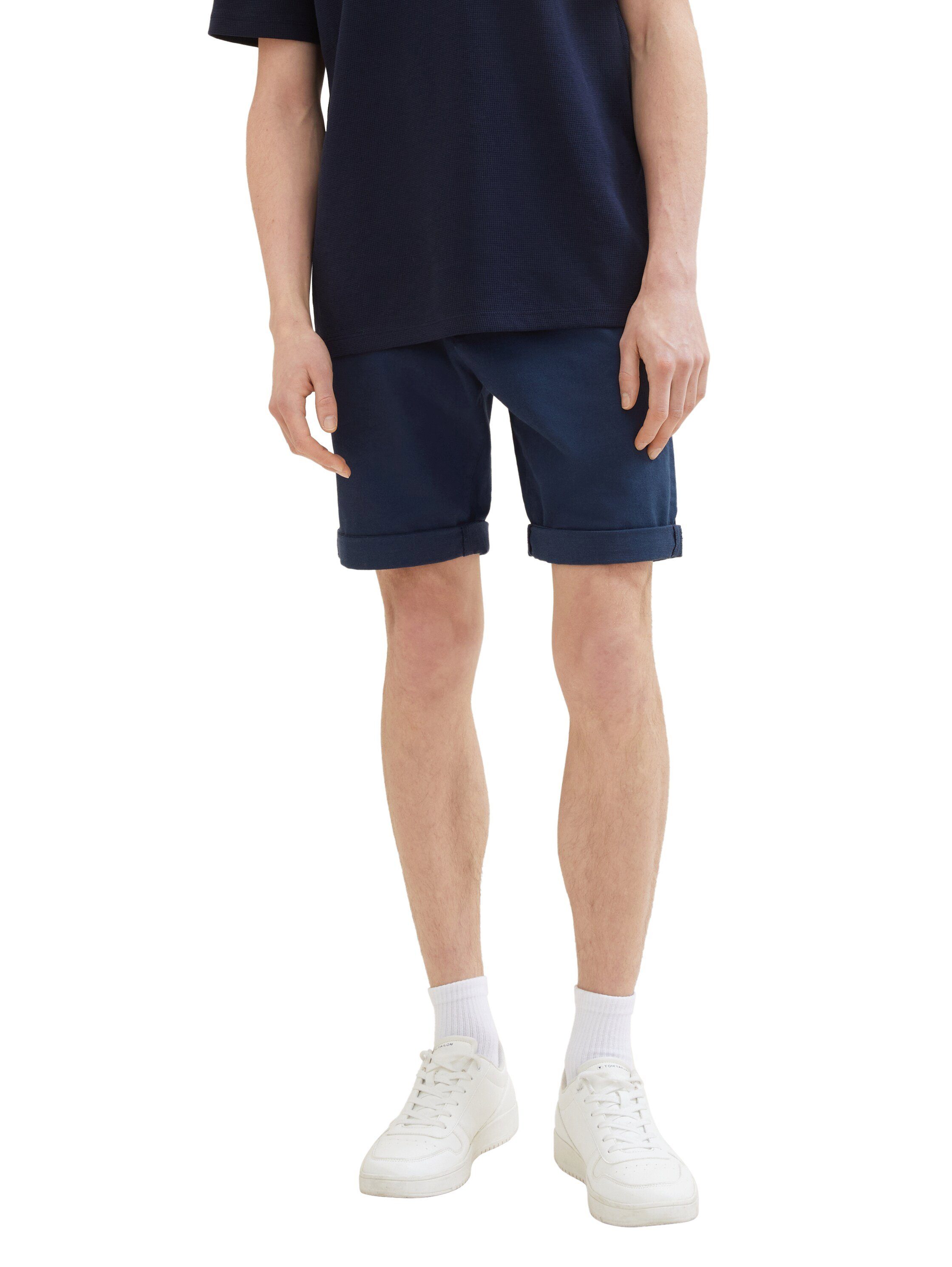 Tom Tailor Denim Chino-short met riem (2-delig)