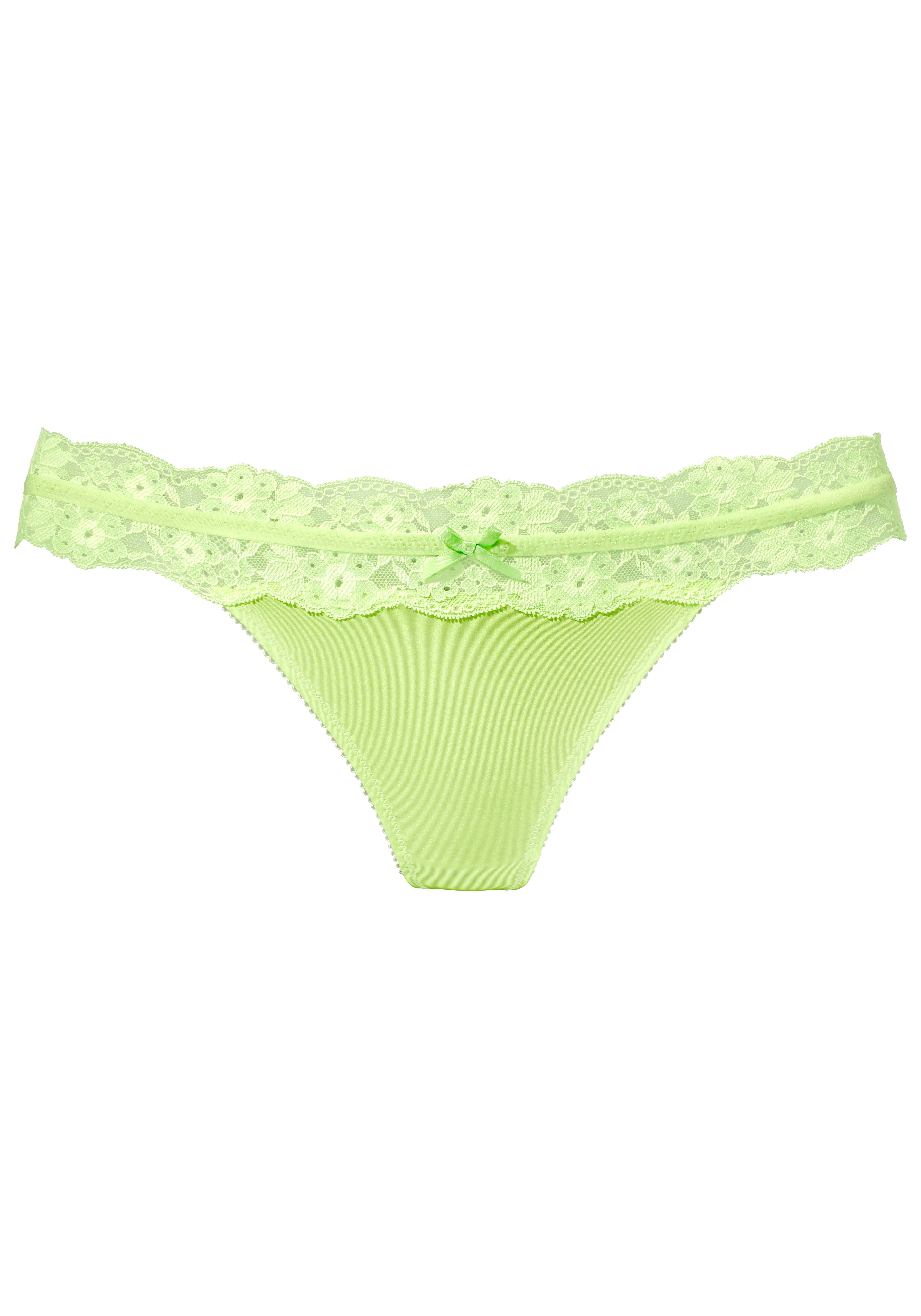 Vivance String met bloeiende kant rondom de band