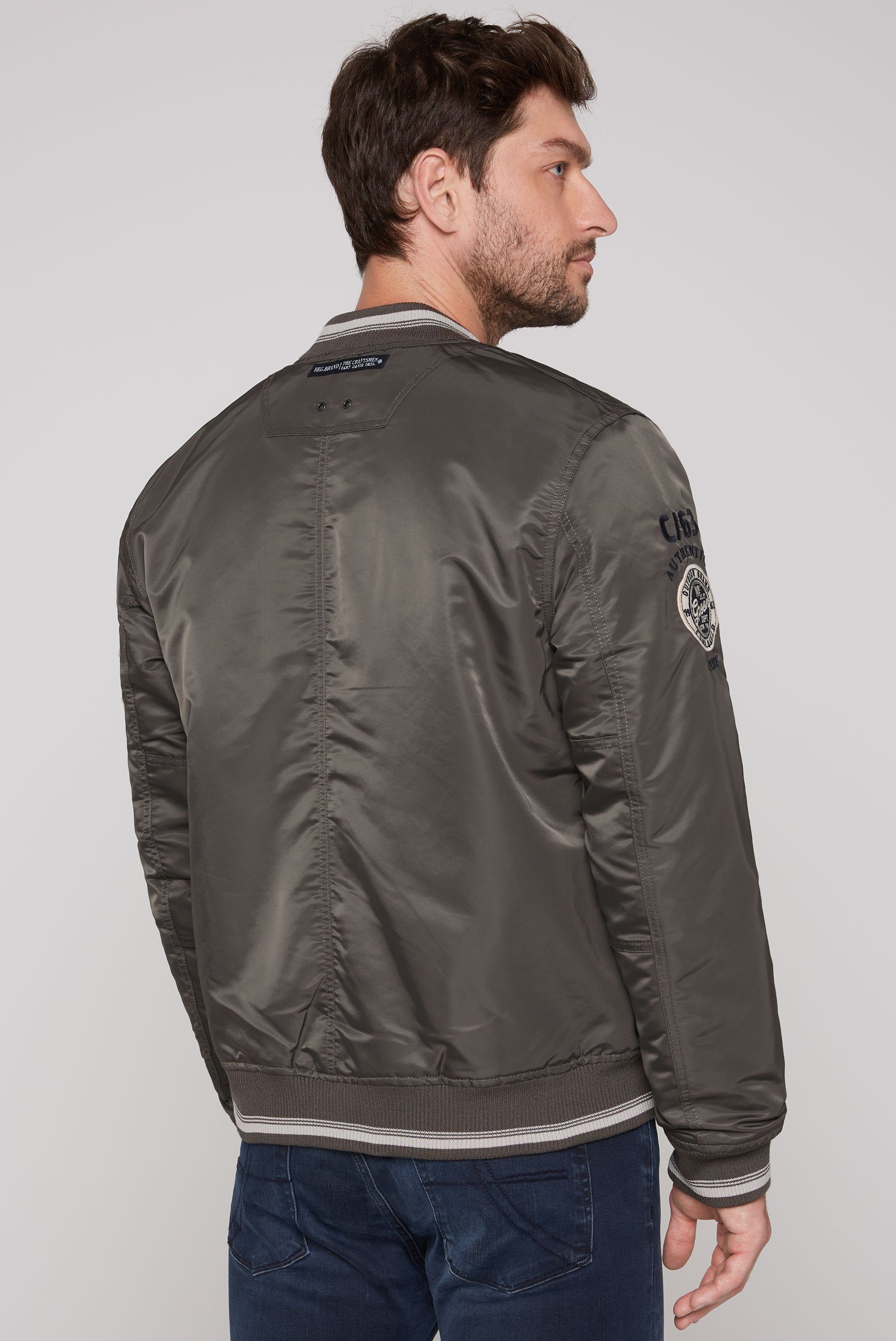 CAMP DAVID Blouson met groot frotté-logo
