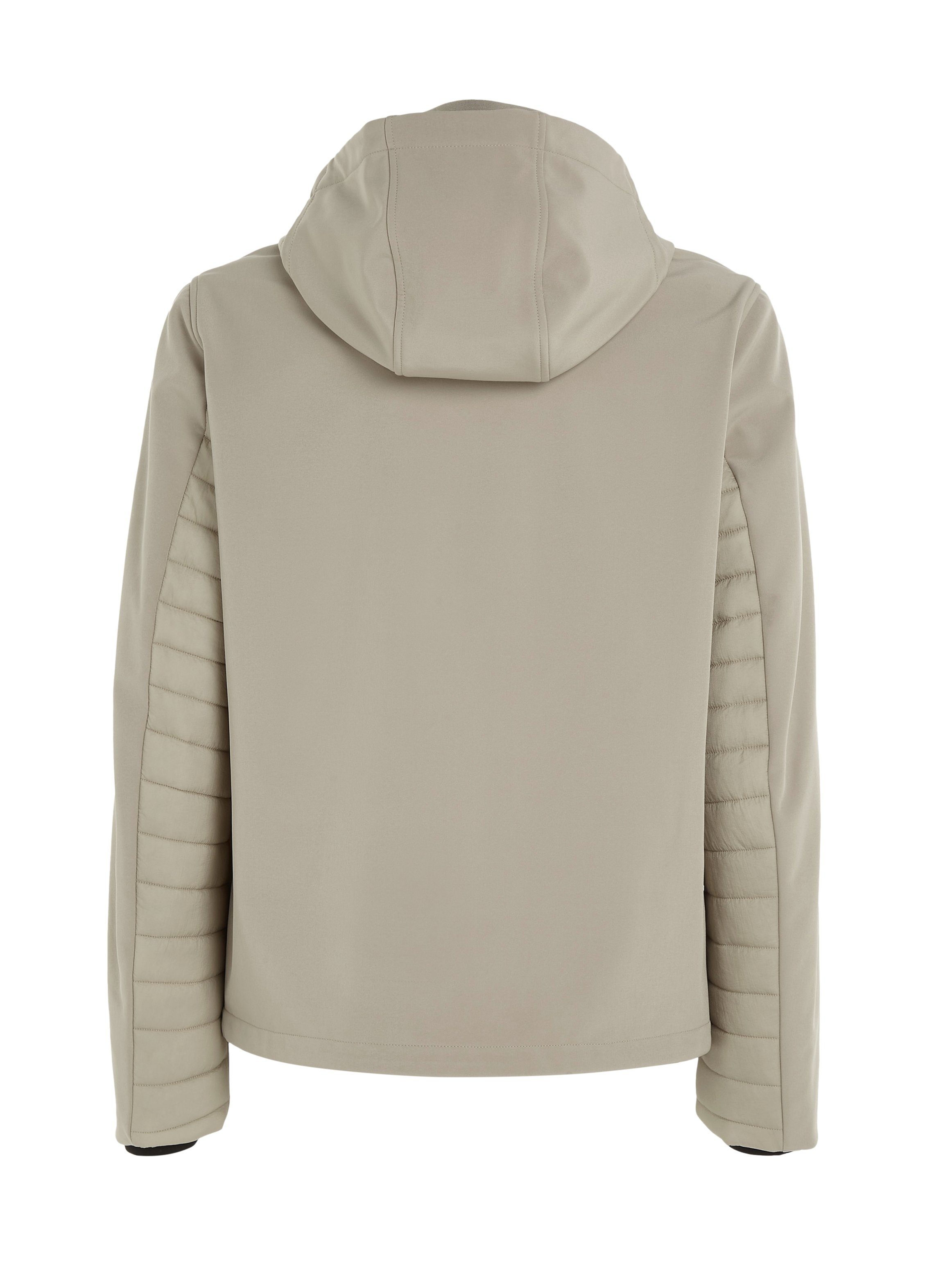 Calvin Klein Outdoorjack QUILTED MIX MEDIA JACKET HOOD