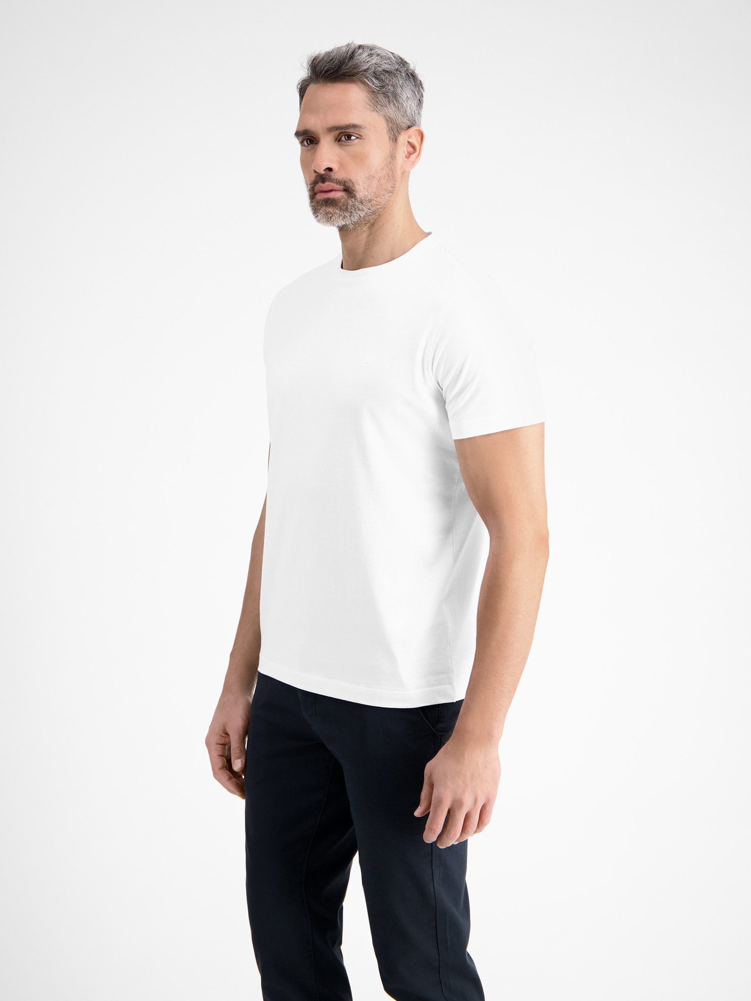 Lerros T-shirt LERROS klassiek ronde hals T-shirt