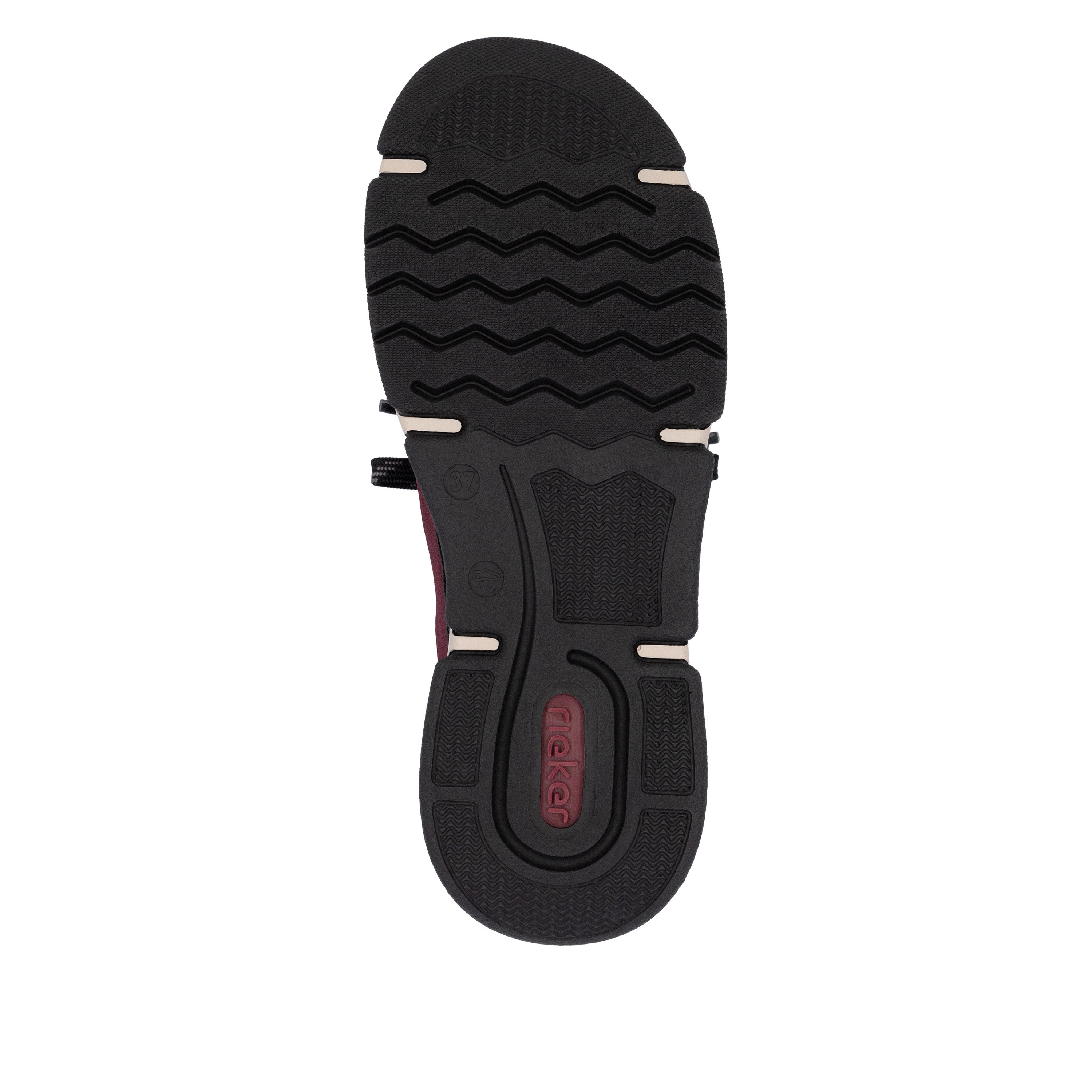 Rieker Slip-on sneakers , instapschoen, halfschoen, vrijetijdsschoen met zachte binnenzool