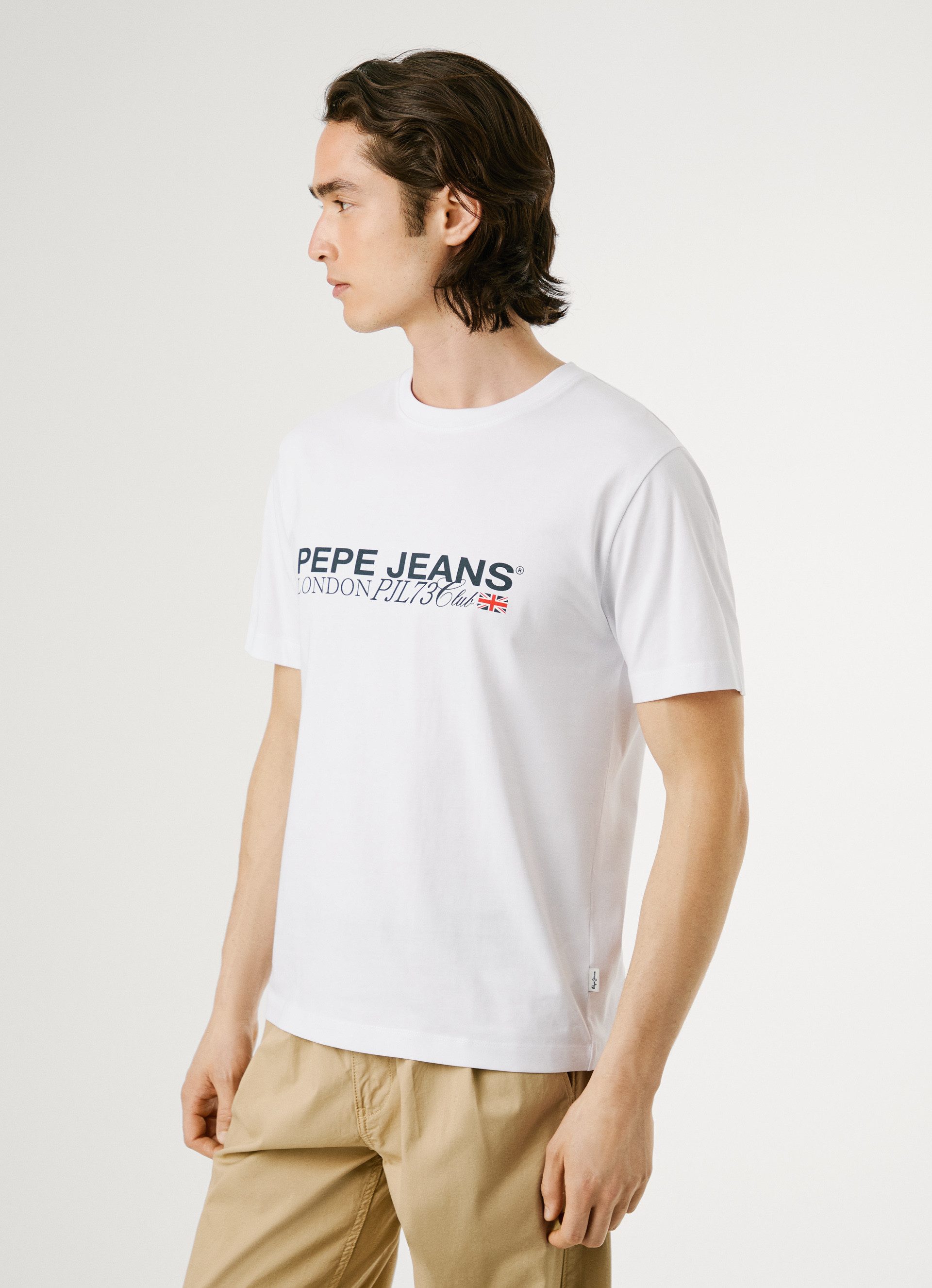 Pepe Jeans T-shirt MATTHEW TEE Regular fit met ronde hals