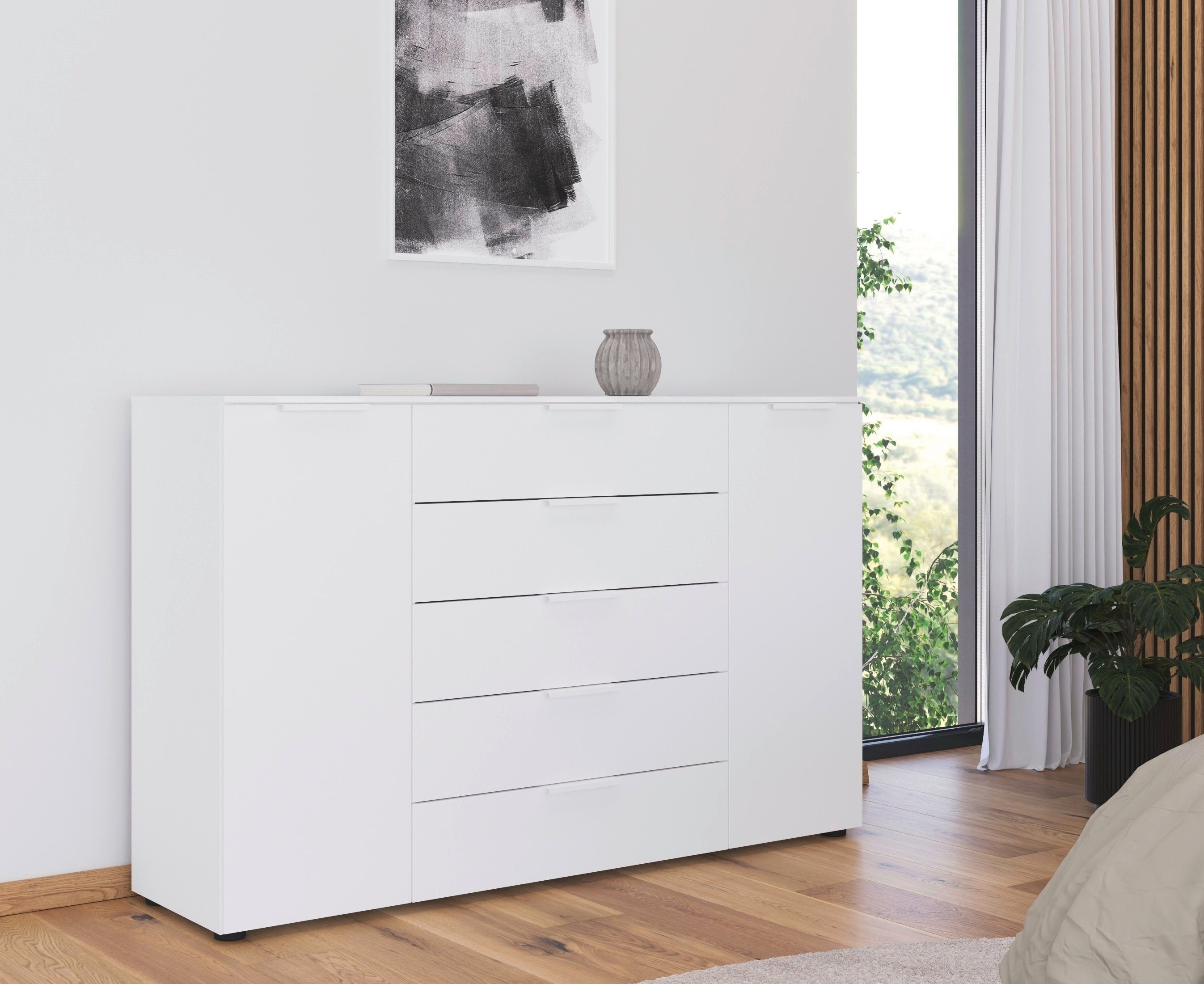 rauch Ladekast Flipp ladekast, waskast, kast bestseller OTTO's Choice 2 deurs met 5 laden en soft-close functie in 2 breedtes