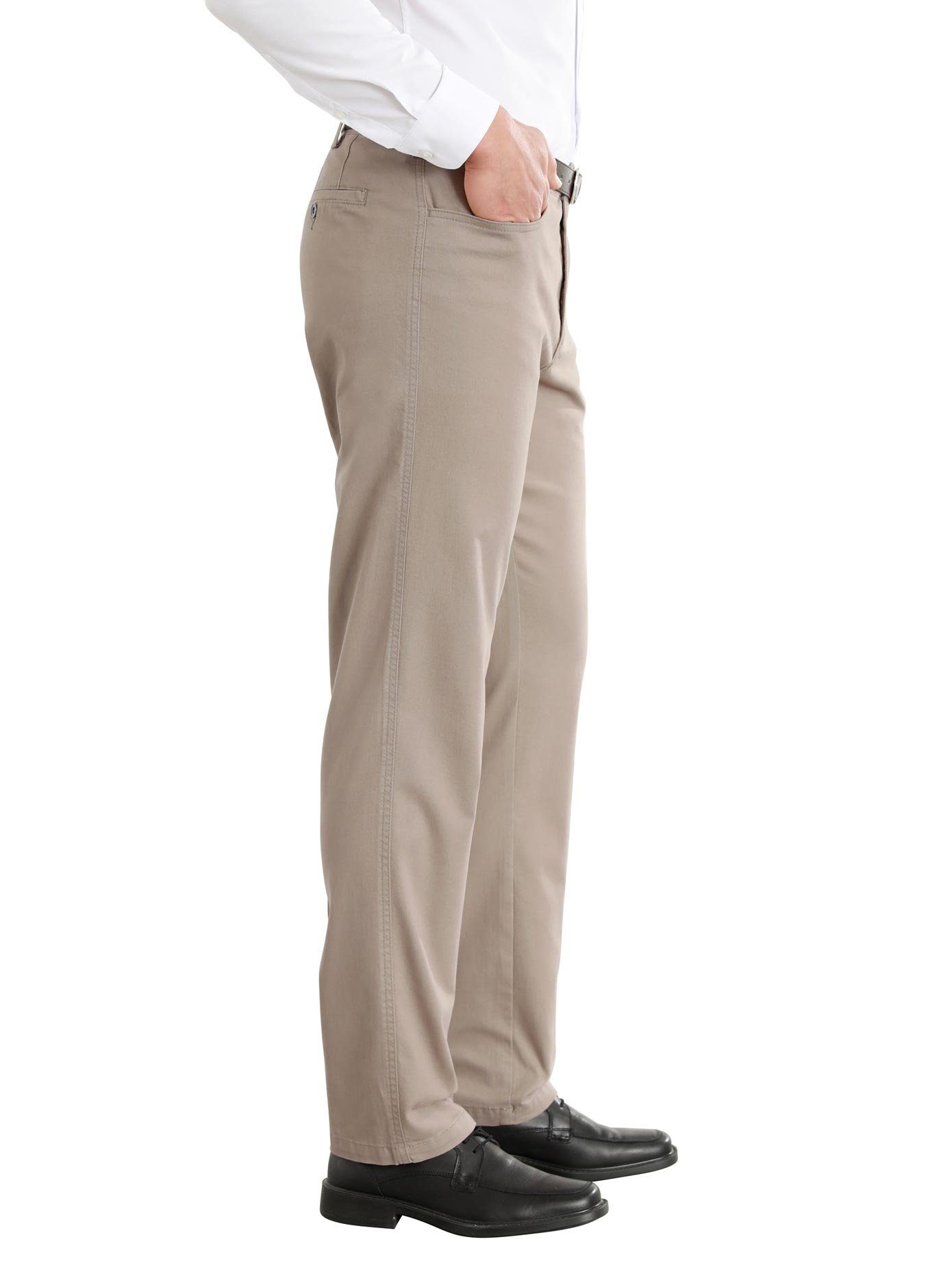 Classic Stretchbroek heren pantalons maat 50 bruin