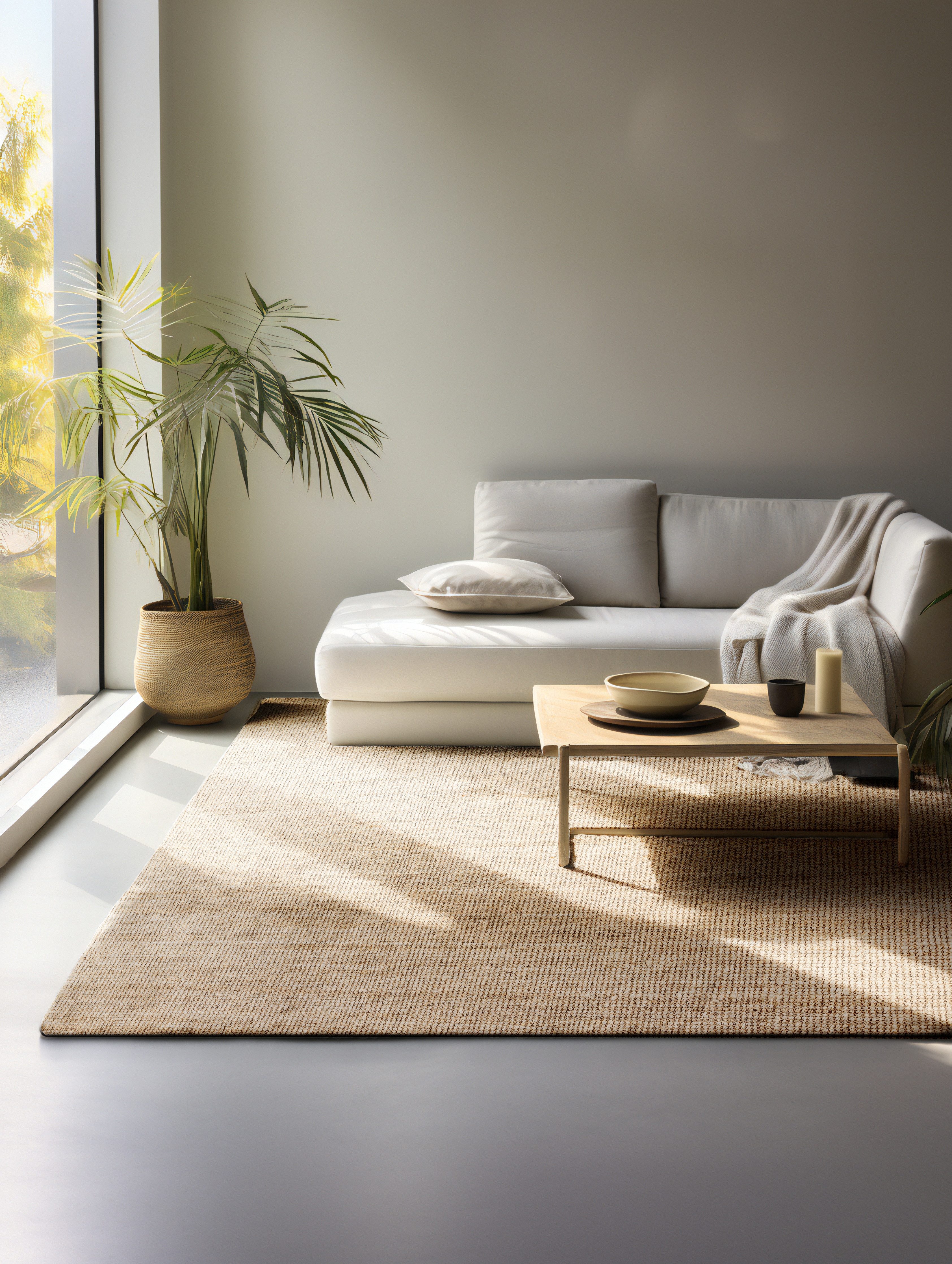 HANSE Home Vloerkleed Jaipur jute tapijt, als loper en rond 100% natuurlijke vezel, duurzaam, woonkamer, eetkamer, slaapkamer, grs
