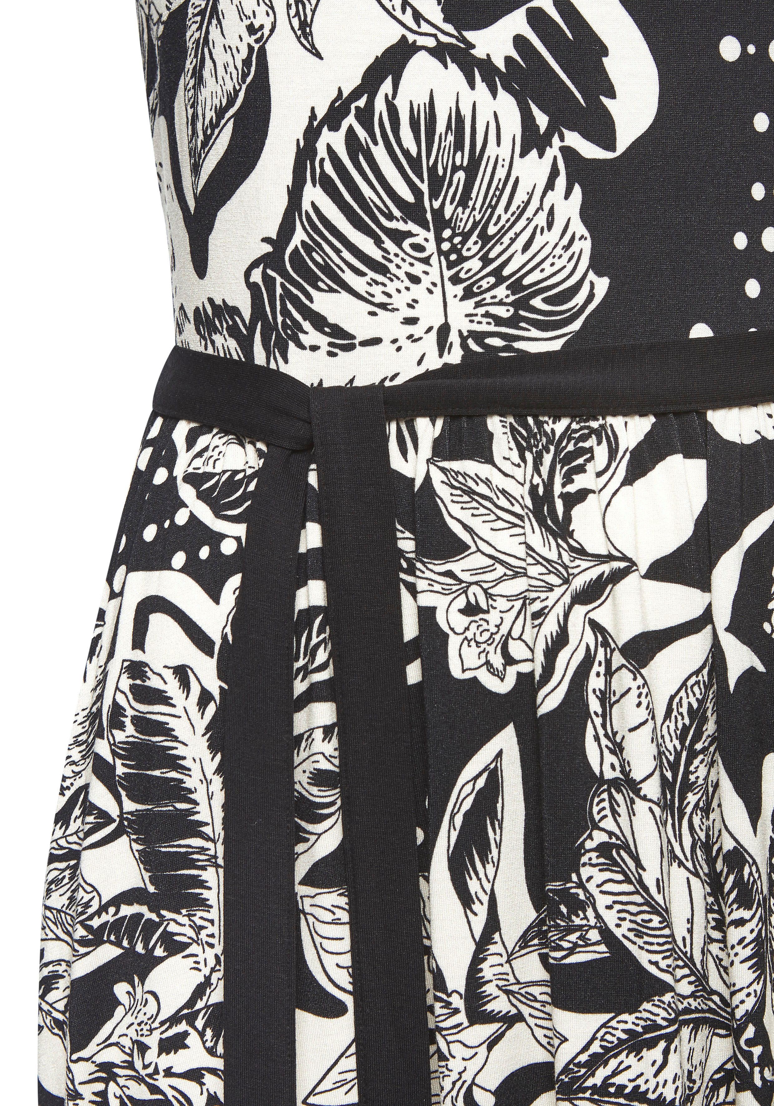 Vivance Jerseyjurk met bindband, zomerjurk, casual
