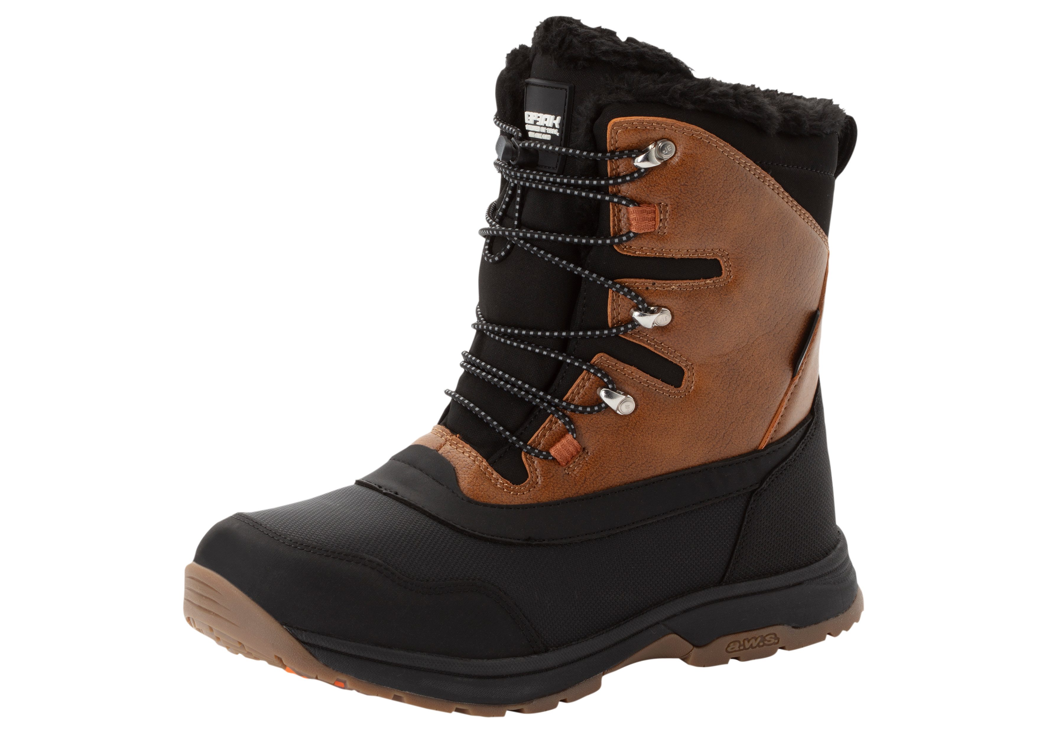 Icepeak Winterlaarzen ALMONT MR Winterschoenen, snowboots, winterlaarzen, waterdicht, gevoerd heren boots & laarzen maat 41 EU zwart