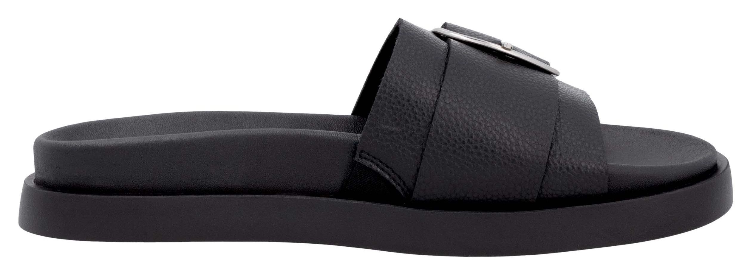 RIEKER Sport Slippers Zomerschoen, strandschoen, vakantieschoen, huisschoen met decoratieve sluiting