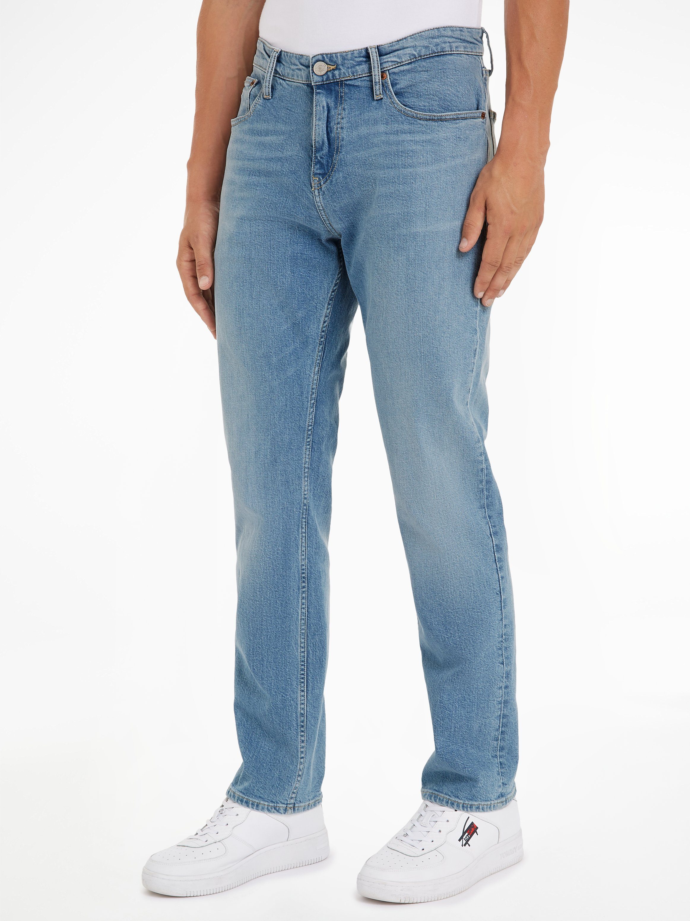 TOMMY JEANS Straight jeans Ryan Regular Straight heren straight jeans maat 31 blauw