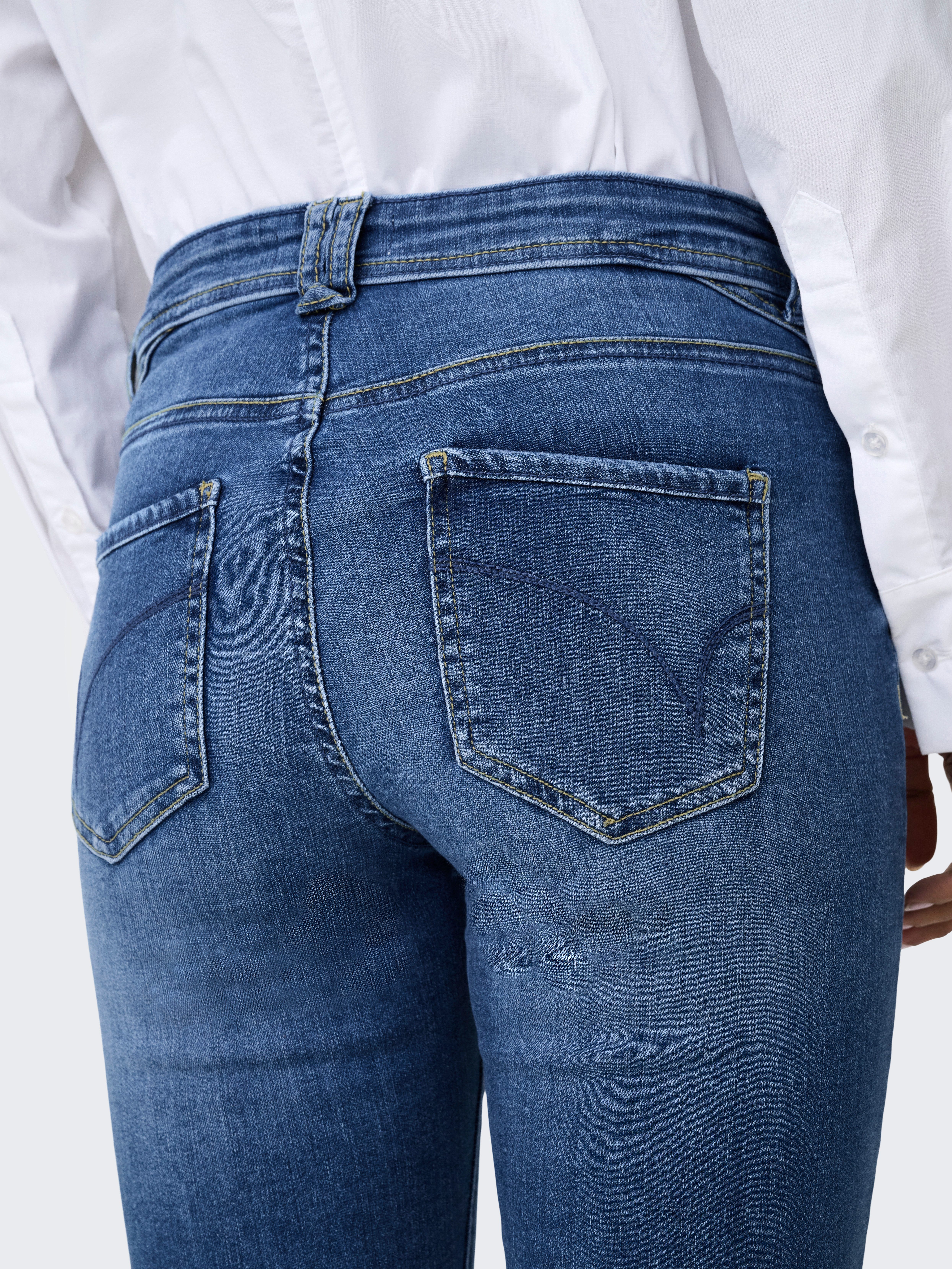 Only Skinny fit jeans ONLRUSH MID WAIST SK REP DNM MAS