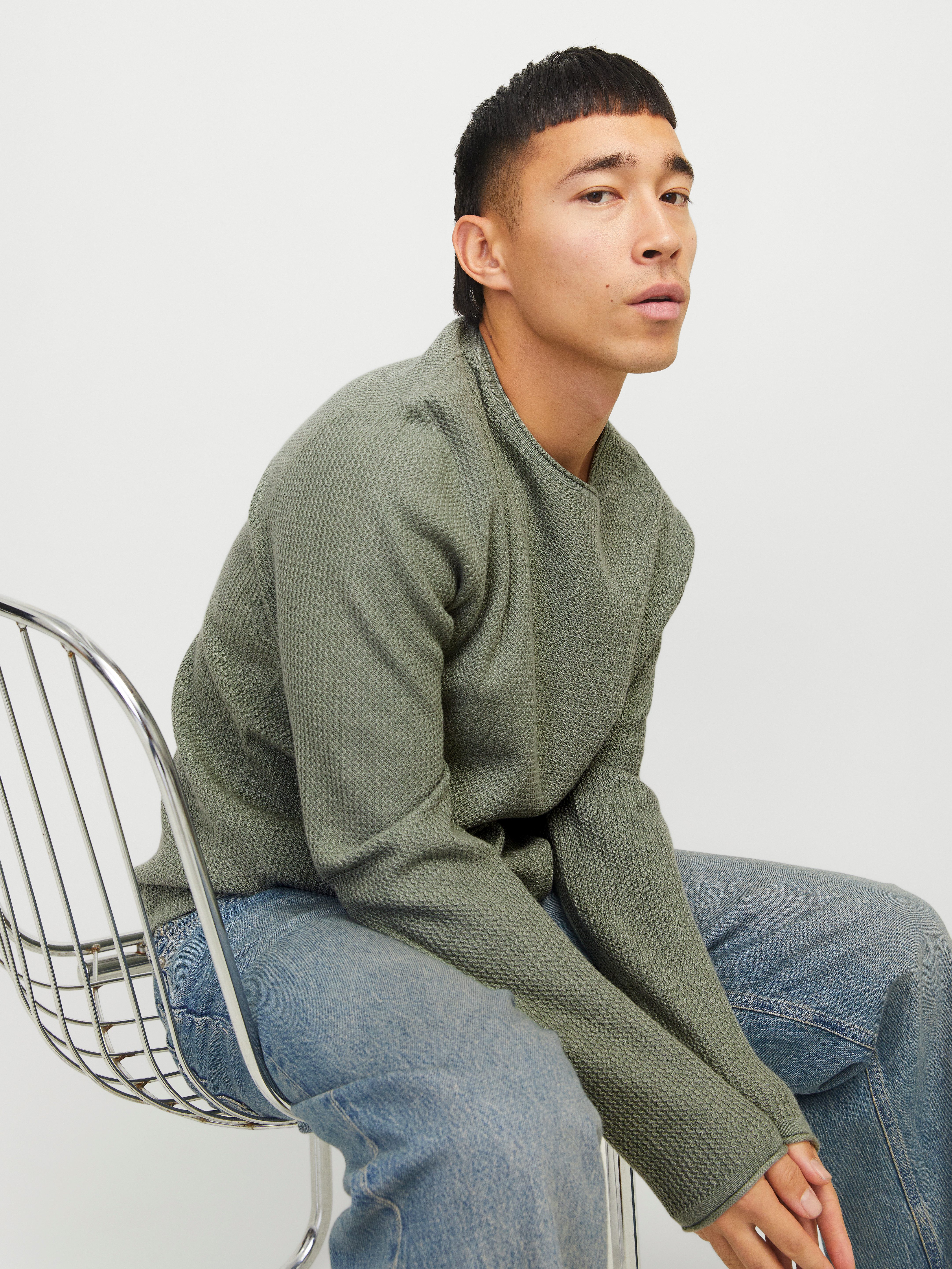 Jack & Jones Trui met ronde hals JJECOOPER KNIT CREW NECK NOOS