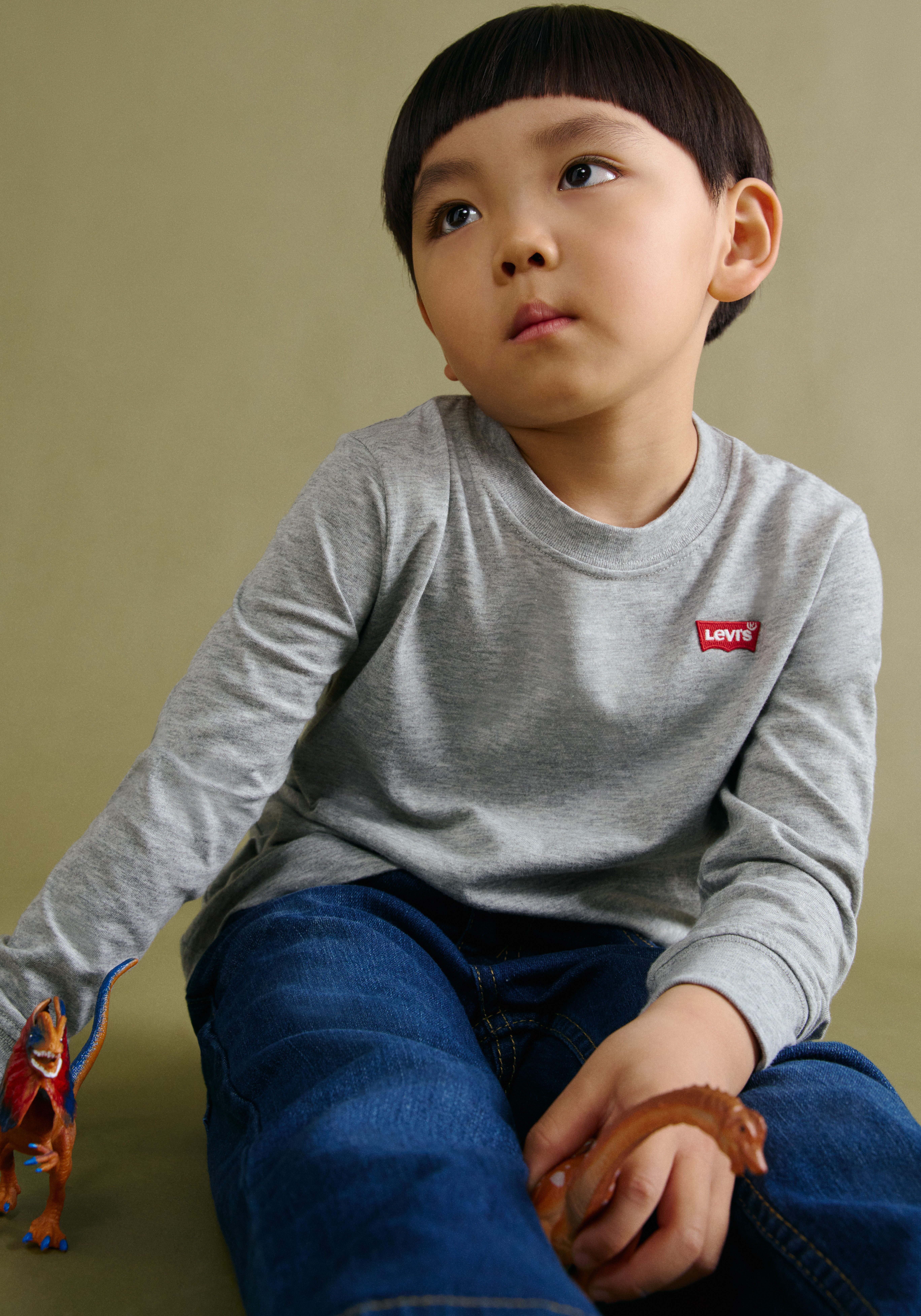 Levi's Kidswear Shirt met lange mouwen LVB LS GRAPHIC TEE SHIRT