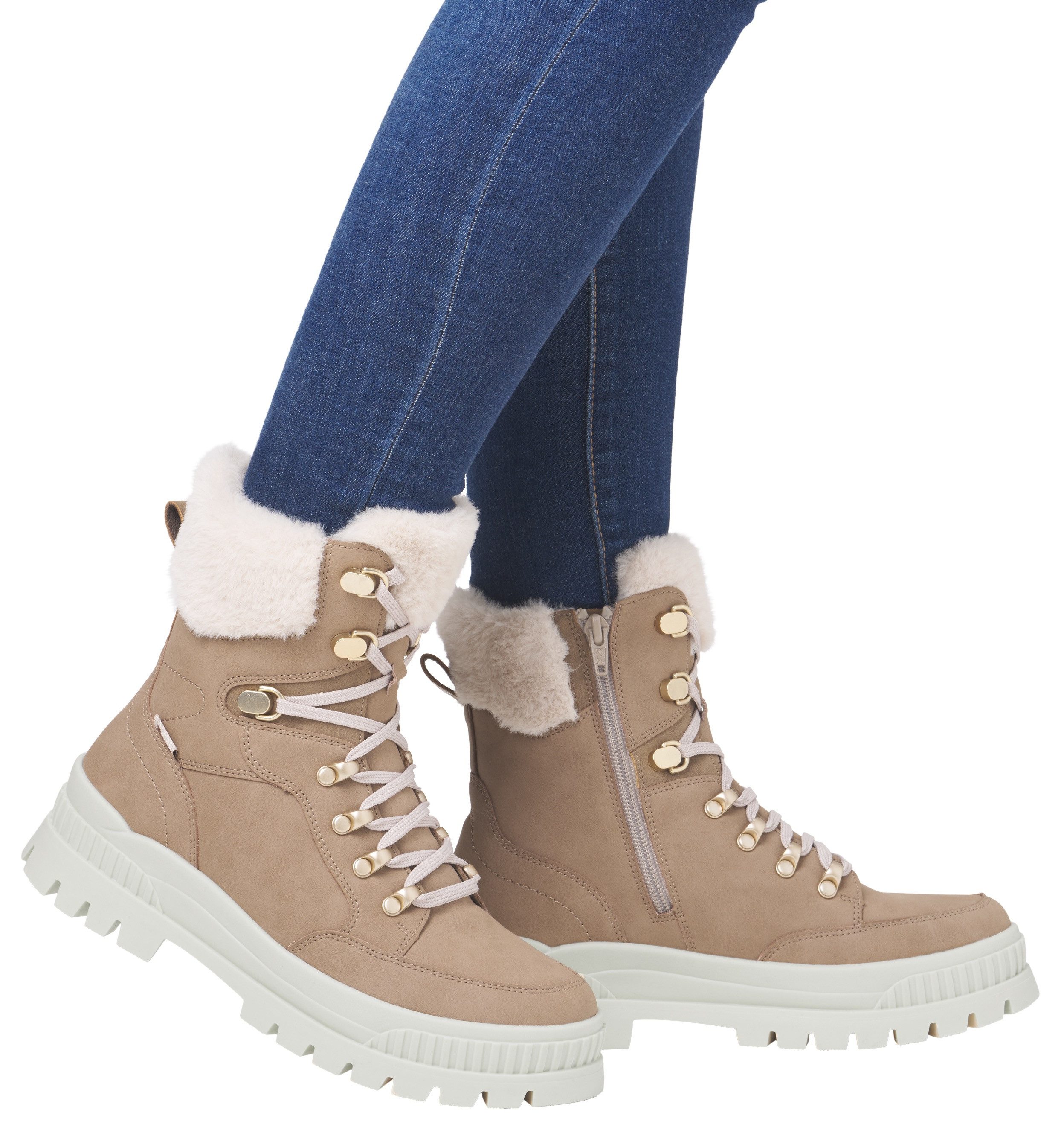 Rieker EVOLUTION Winterlaarzen , sneeuwlaarzen, winter enkellaars met waterafstotende r-tex-membraan