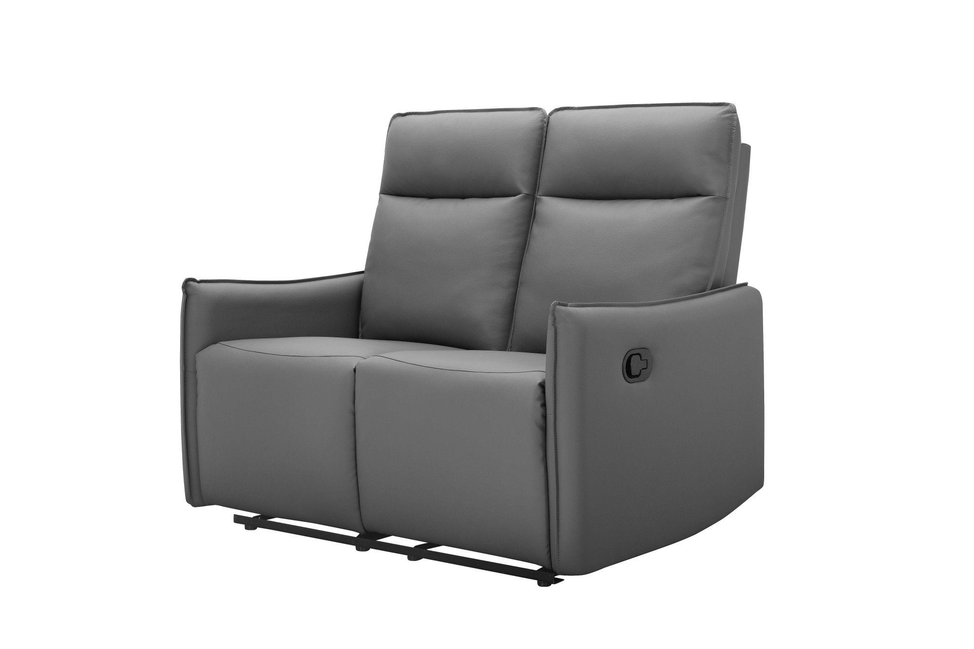 Dorel Home 2-zitsbank Lugo, bioscoopbank met relaxfunctie in kunstleer en geweven stof
