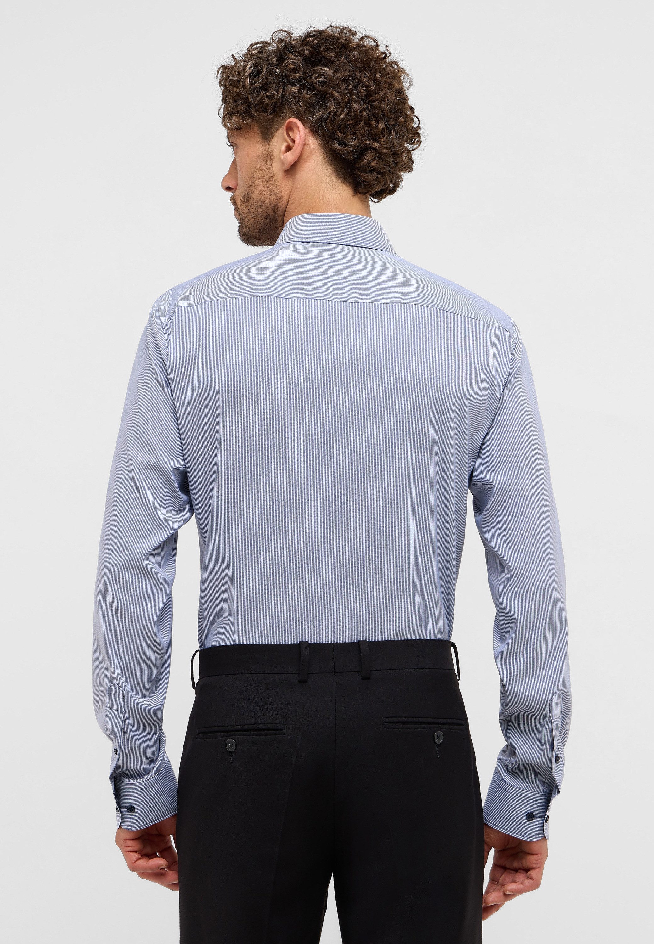 Eterna Overhemd met lange mouwen Slim fit EASY IRON (gemakkelijk te strijken)