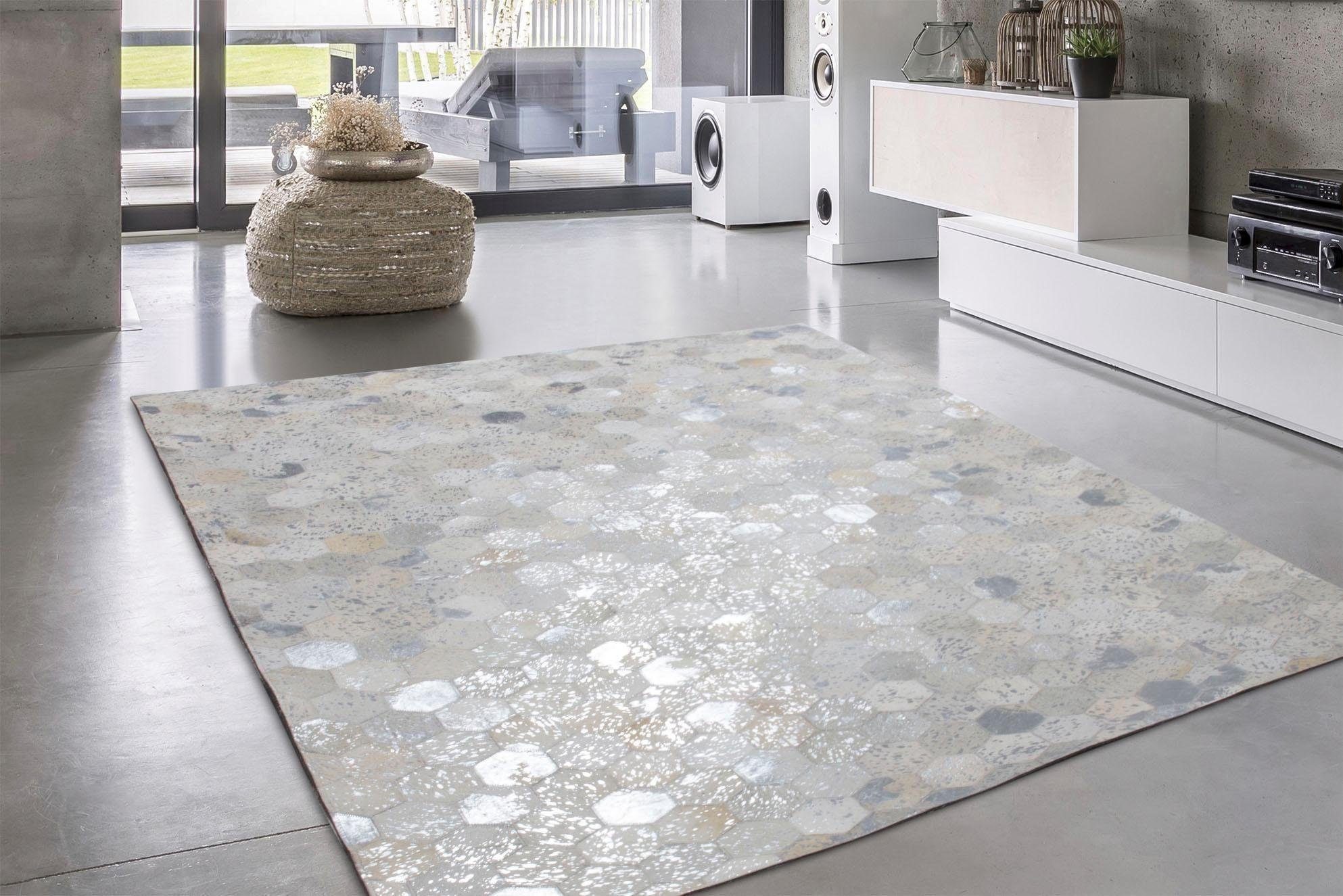 calo-deluxe Vachtvloerkleed Scarllet 210 echte runderhuid, woonkamer