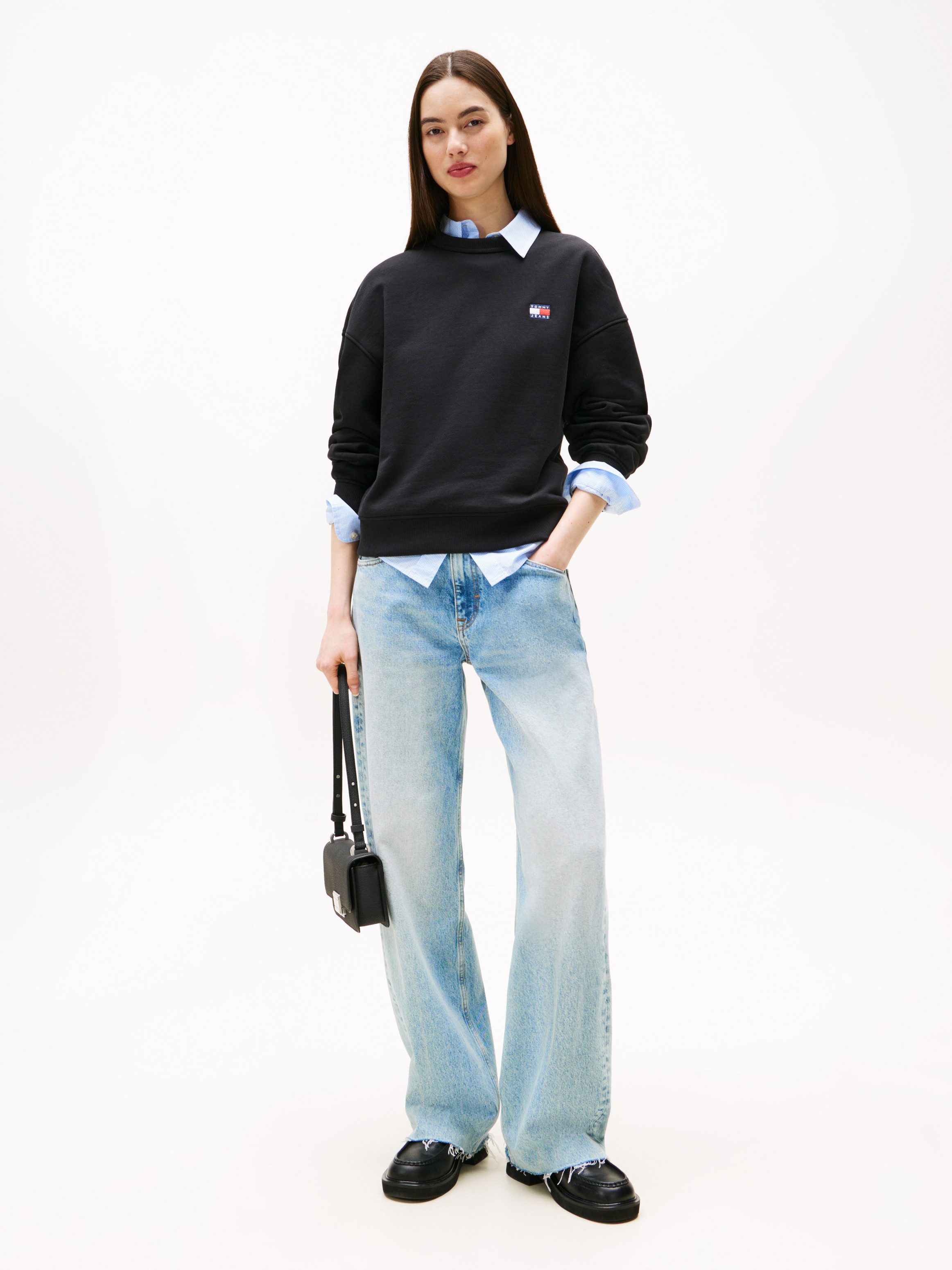 TOMMY JEANS Sweatshirt TJW BXY BADGE CREW