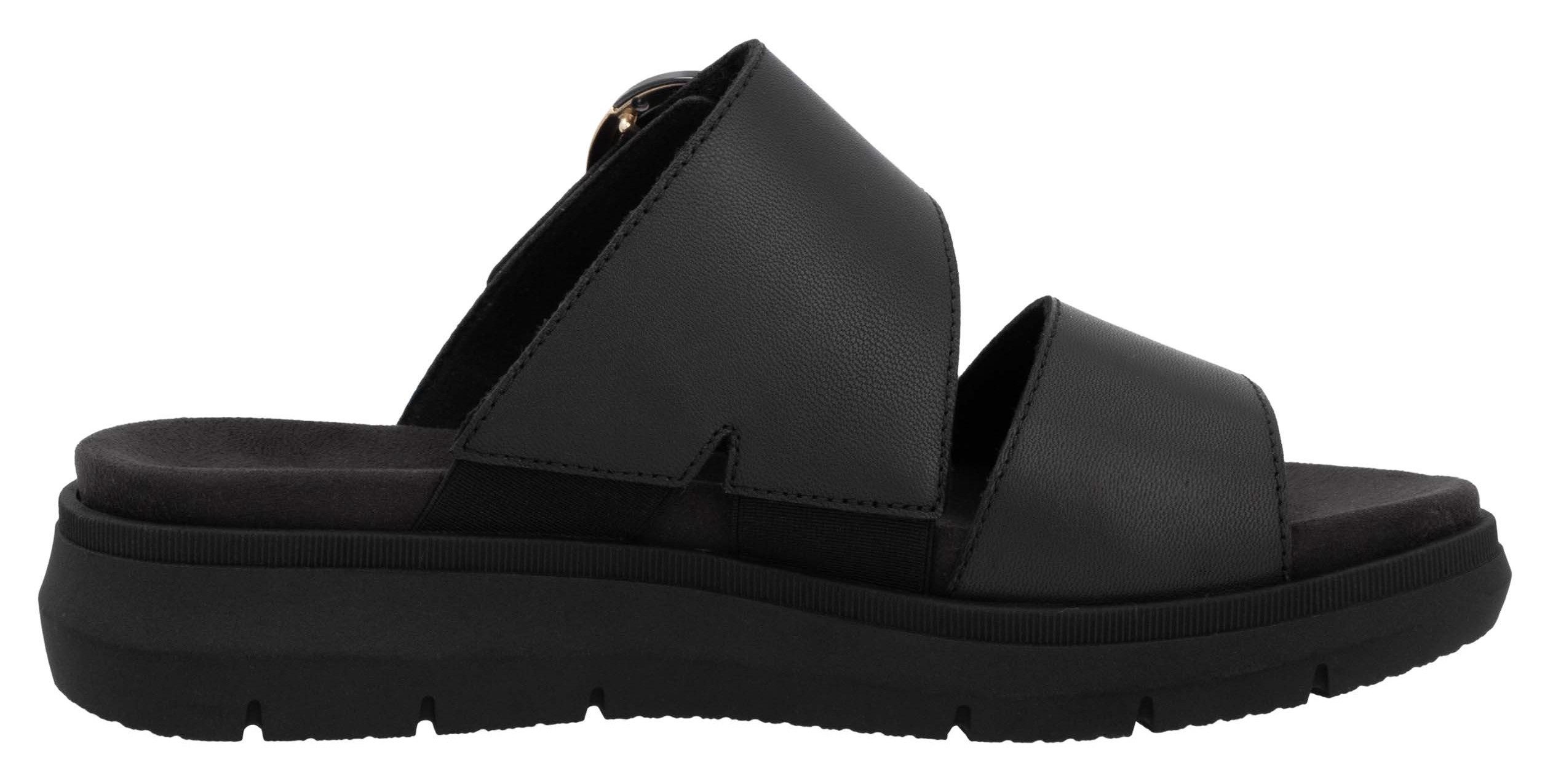Remonte Slippers , wig hak, zomerschoen, gemaksschoen met klittenband