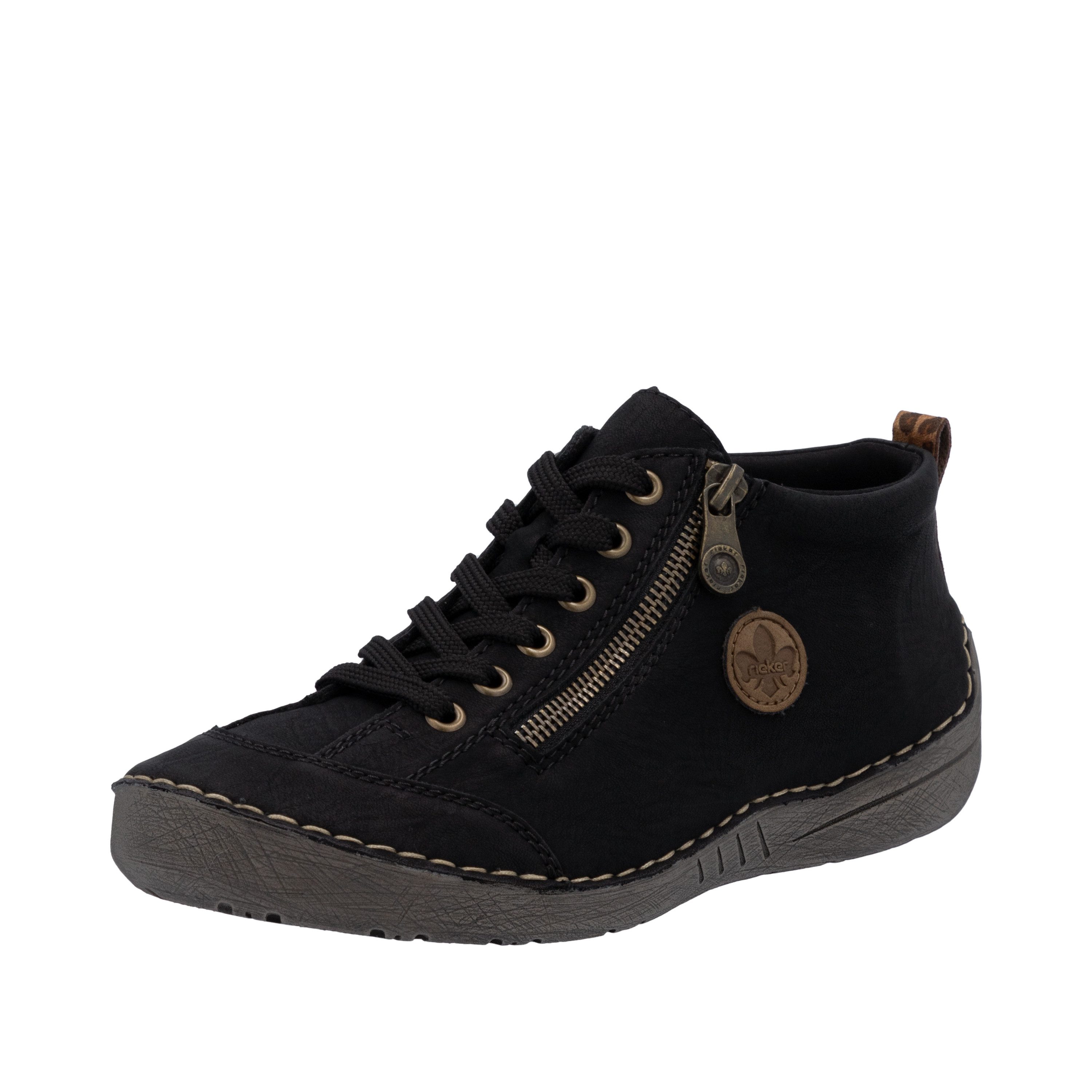 Rieker Veterschoenen sneakers, veterschoenen, outdoorschoenen met ritssluiting